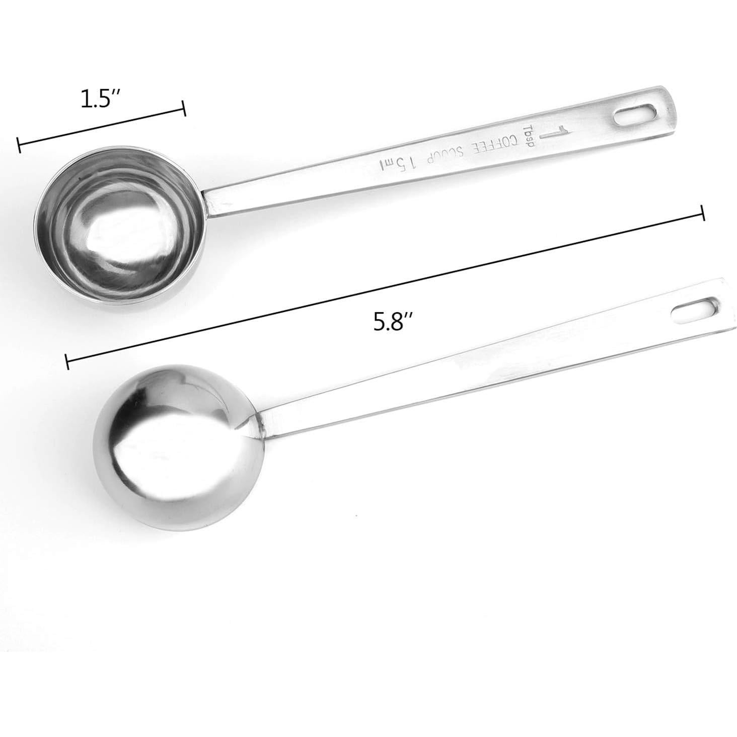 Hedume 9 Cucharas Medidoras de Café Acero Inoxidable 304