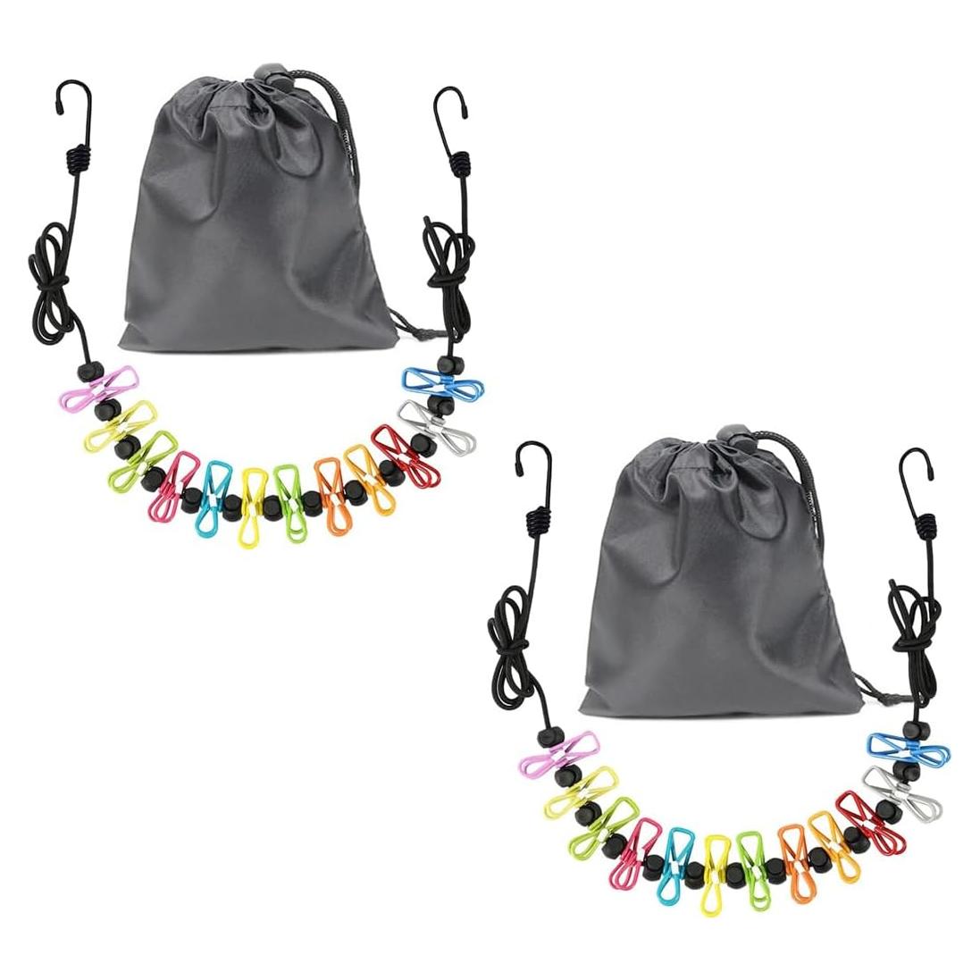 Cuerda de Ropa Retráctil Sarmyarc con 12 Pinzas - 3.66m