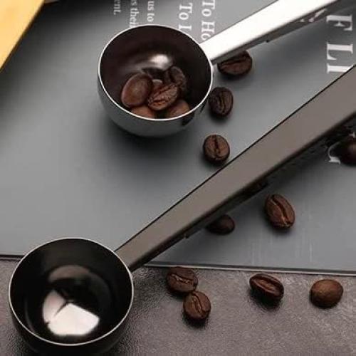 Juego de Cucharas Medidoras de Café Acero Inoxidable Cafecito