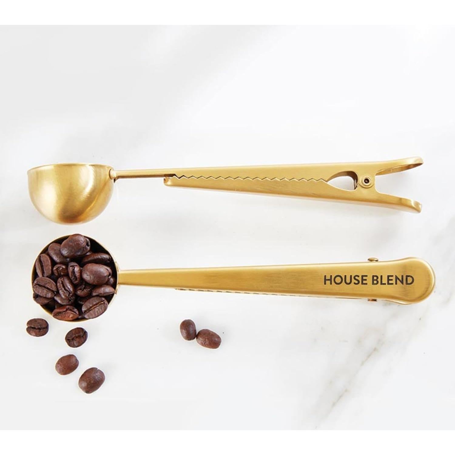 Clip de Café + Cucharada Acero Inoxidable SBDS 17 cm