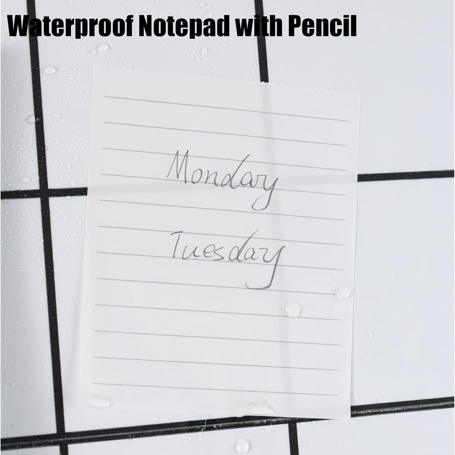 Bloc de Notas Impermeable Koogel 8.9x14 cm con Lápiz