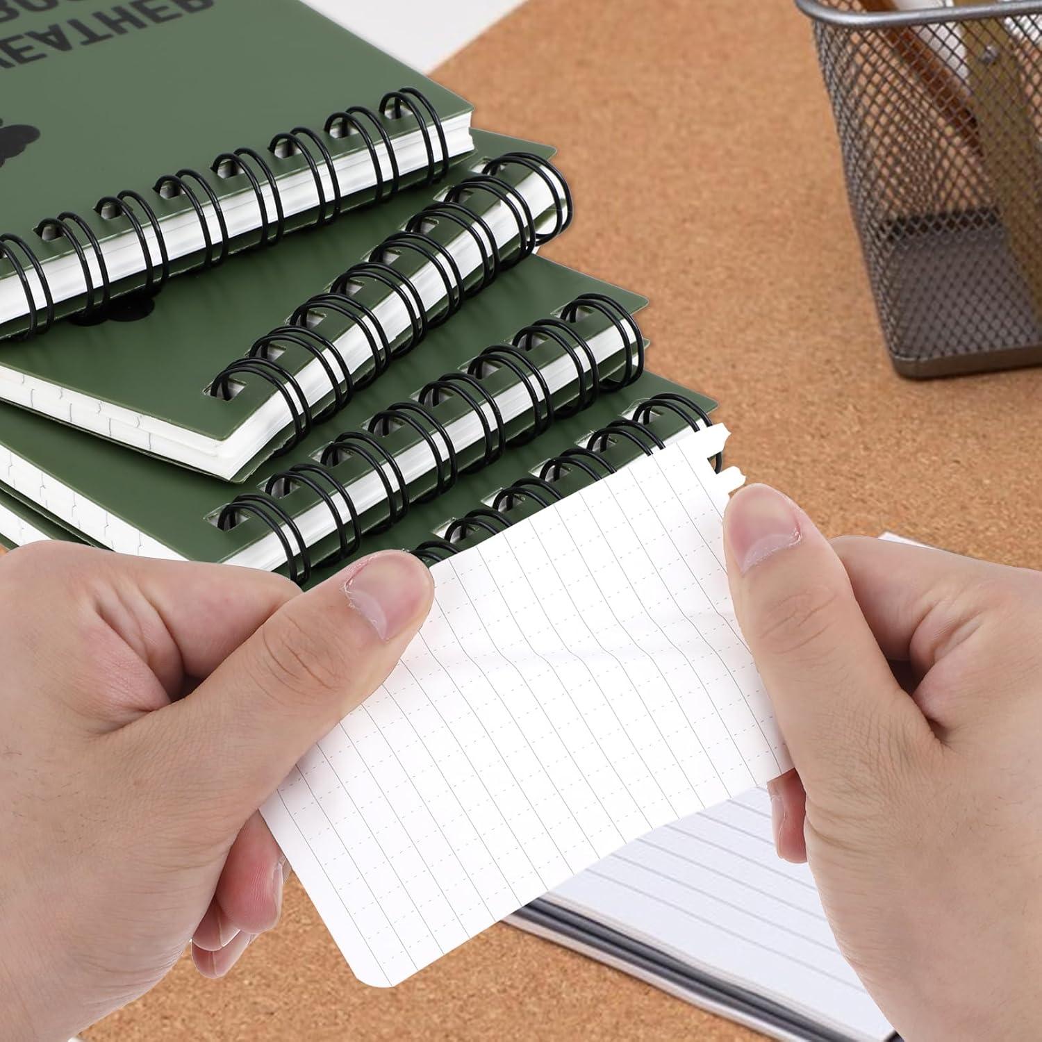 Paquete de 8 Bloc de Notas Impermeables Aeaocvo 12.7x7.6cm