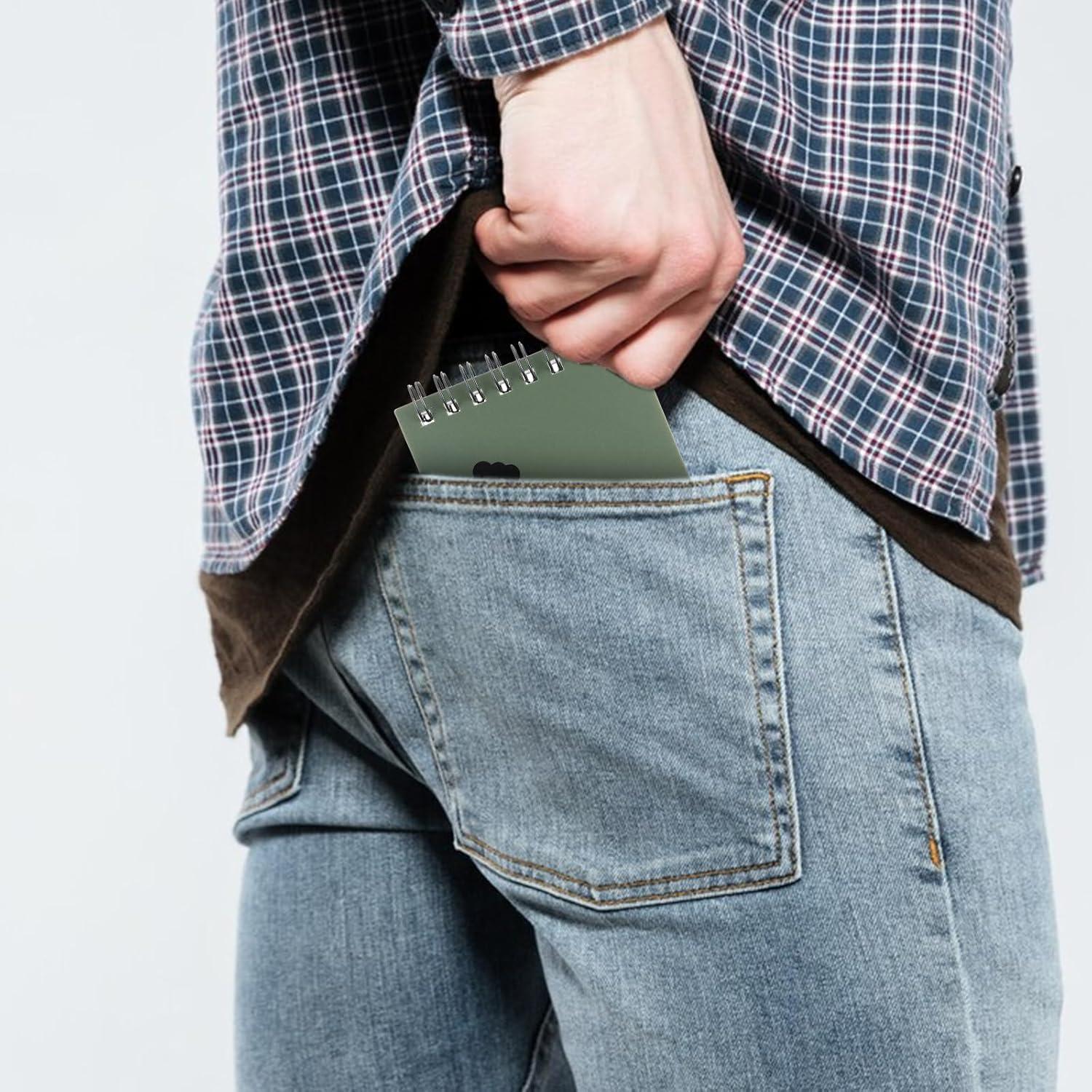 Paquete de 8 Bloc de Notas Impermeables Aeaocvo 12.7x7.6cm