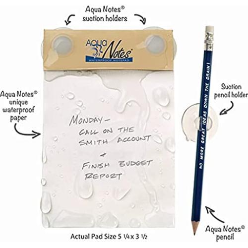 Bloc de Notas Impermeable Aqua Notes - Paquete de 5