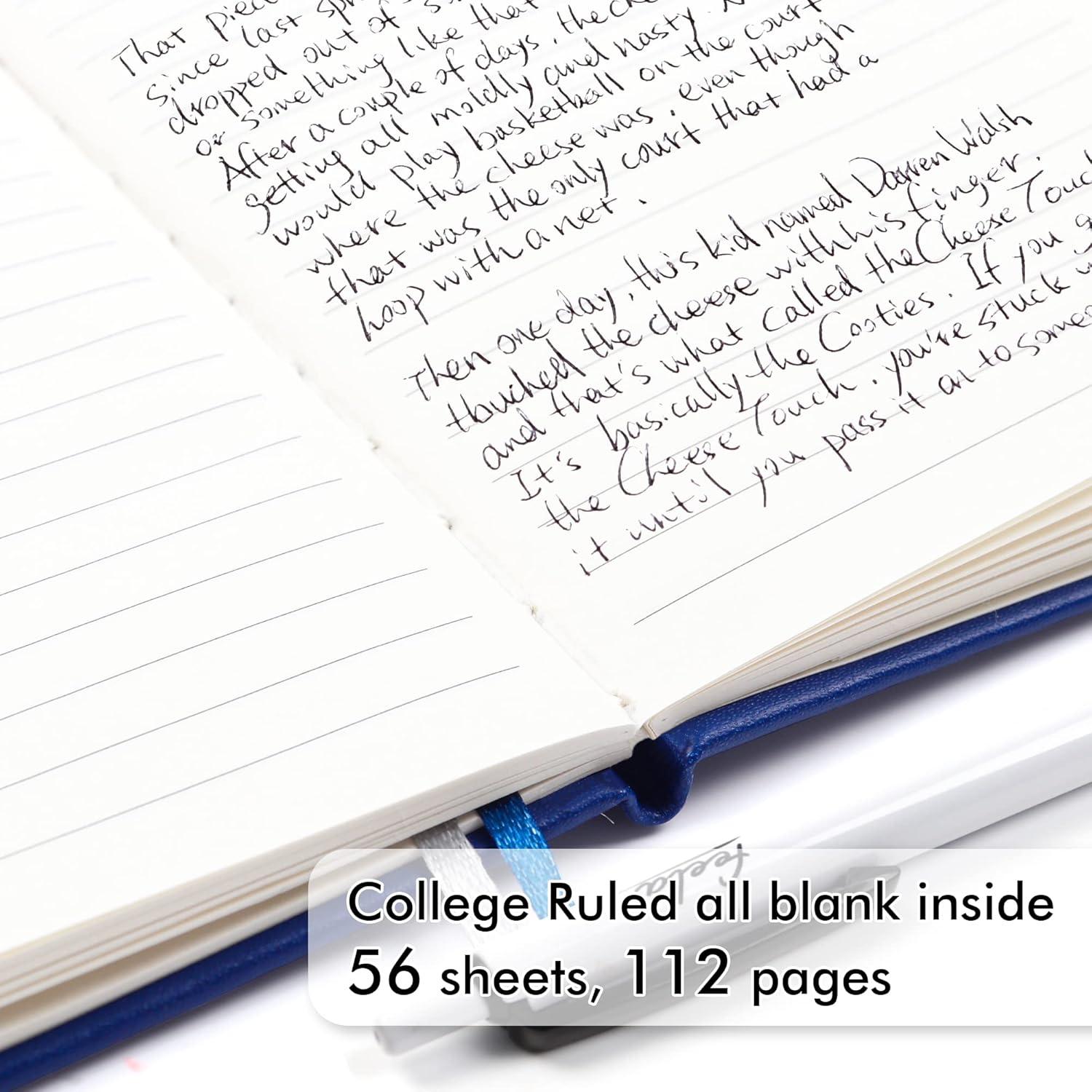 Feela 15 Pack Cuadernos A6 Rayados con 15 Bolígrafos Negros