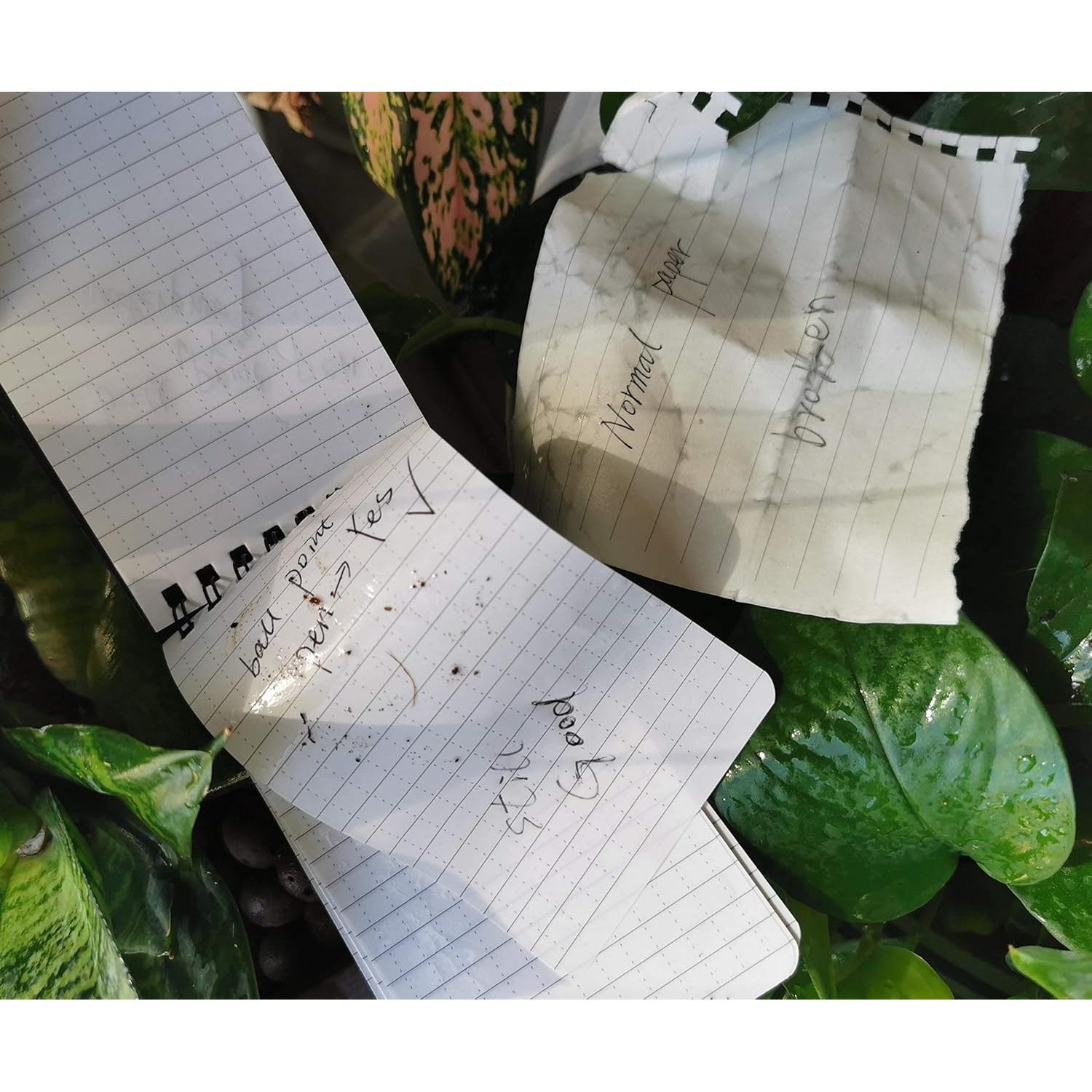 Cuadernos Espirales SPIRITMATE 3x5" Impermeables 8 Paquete