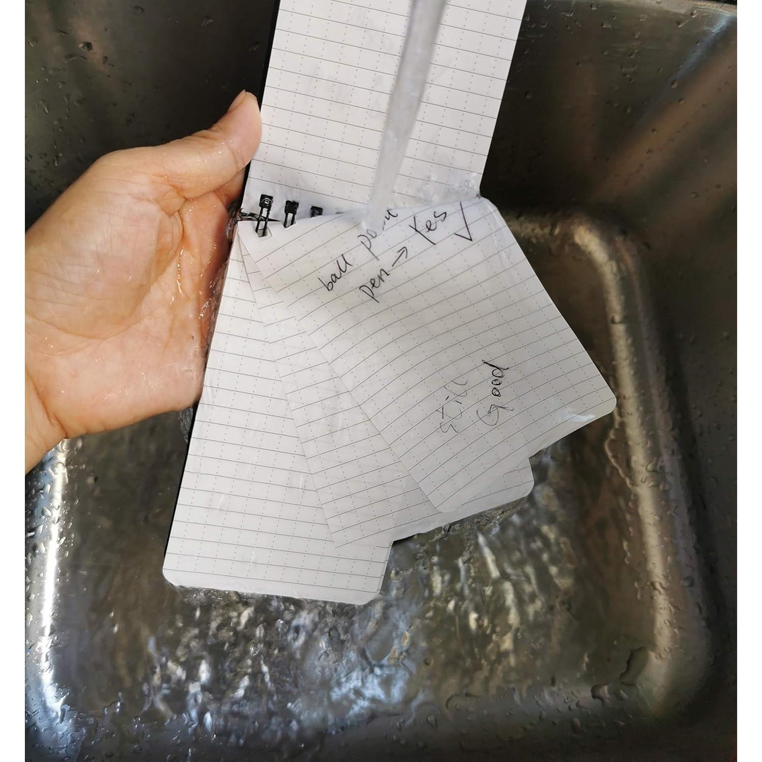 Cuadernos Espirales SPIRITMATE 3x5" Impermeables 8 Paquete