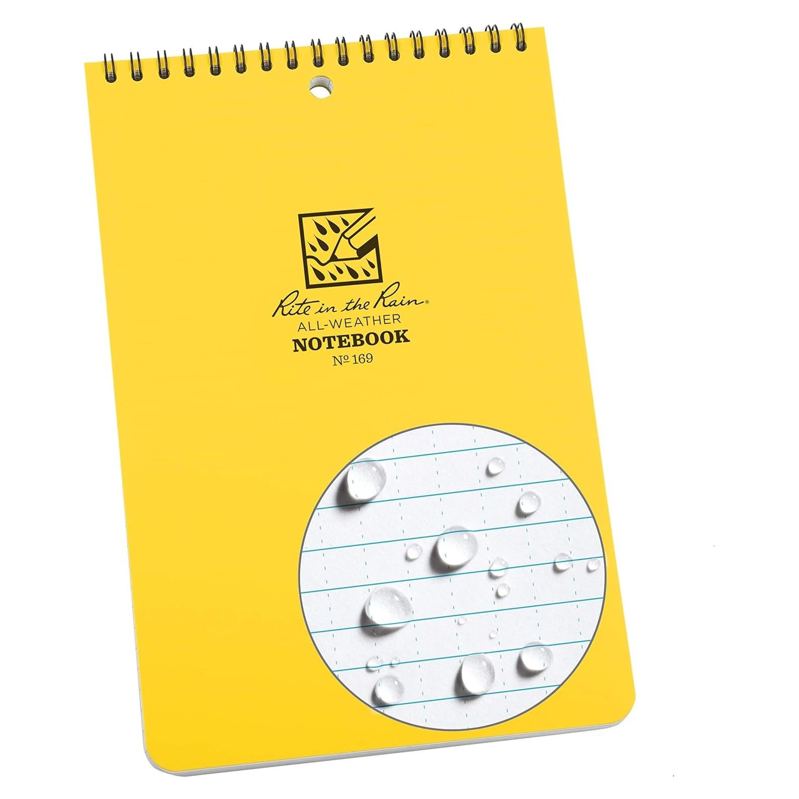 Cuaderno Espiral Impermeable Rite in the Rain 15.2x22.9cm Amarillo