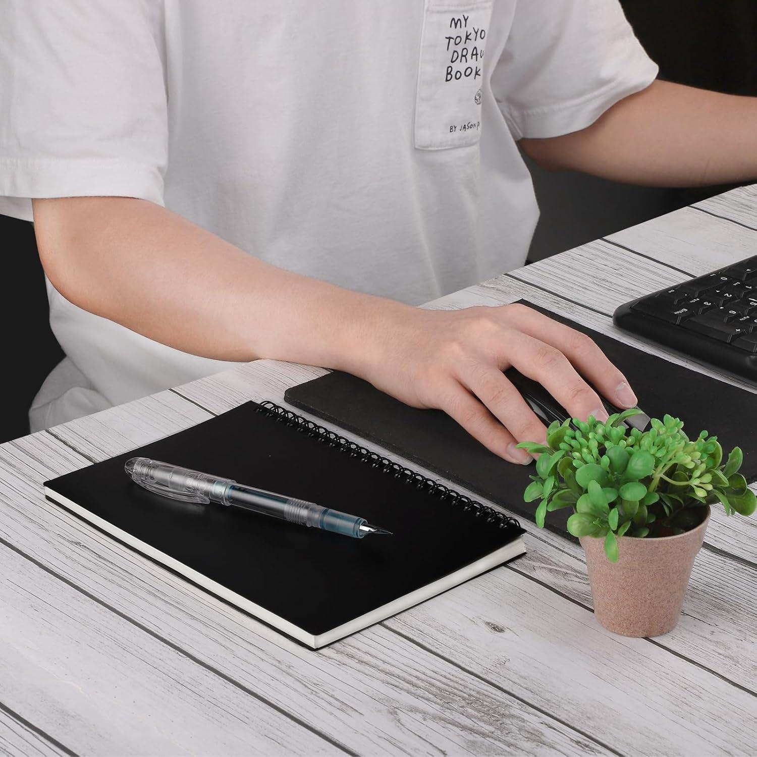 Cuaderno Espiral Rayado A5 Surard Set de 2 Negro 80GSM