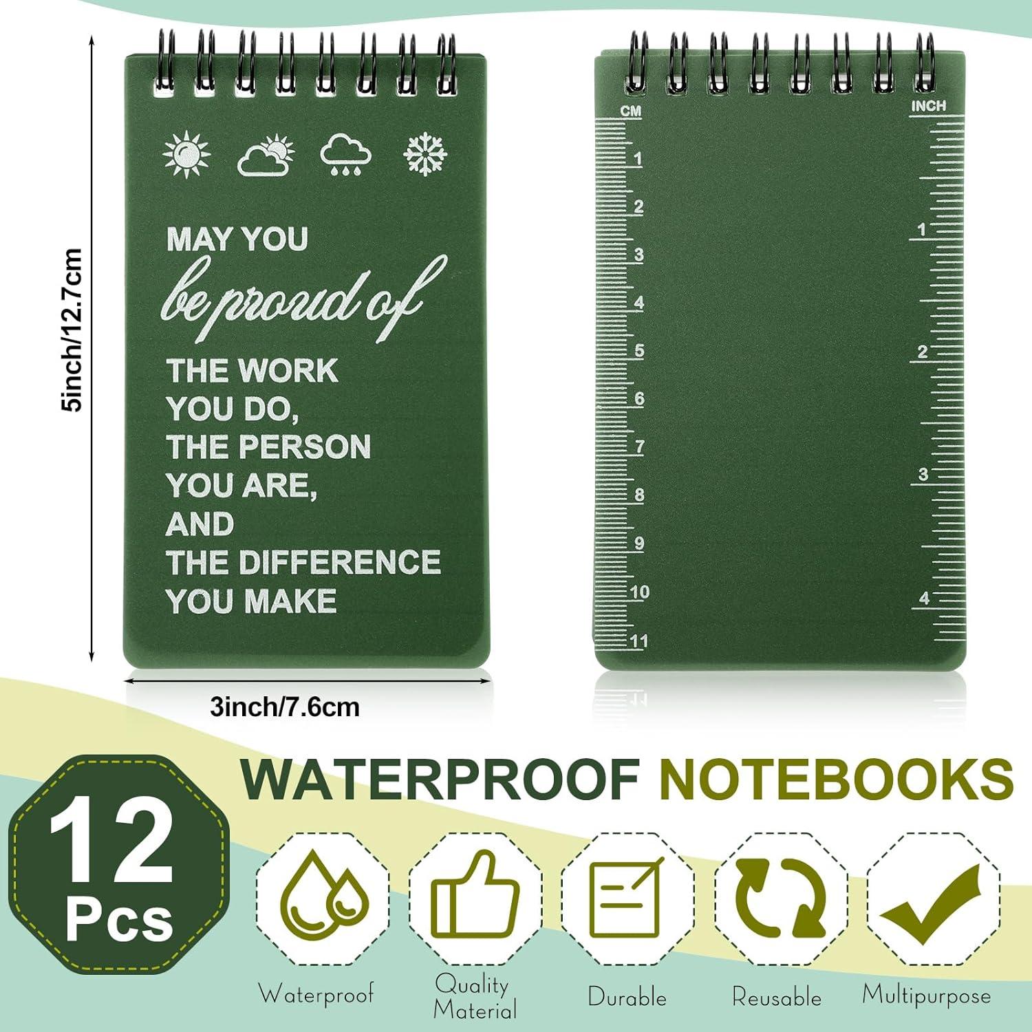 24 Pcs Cuadernos Impermeables y Bolígrafos Multiherramienta Gueevin