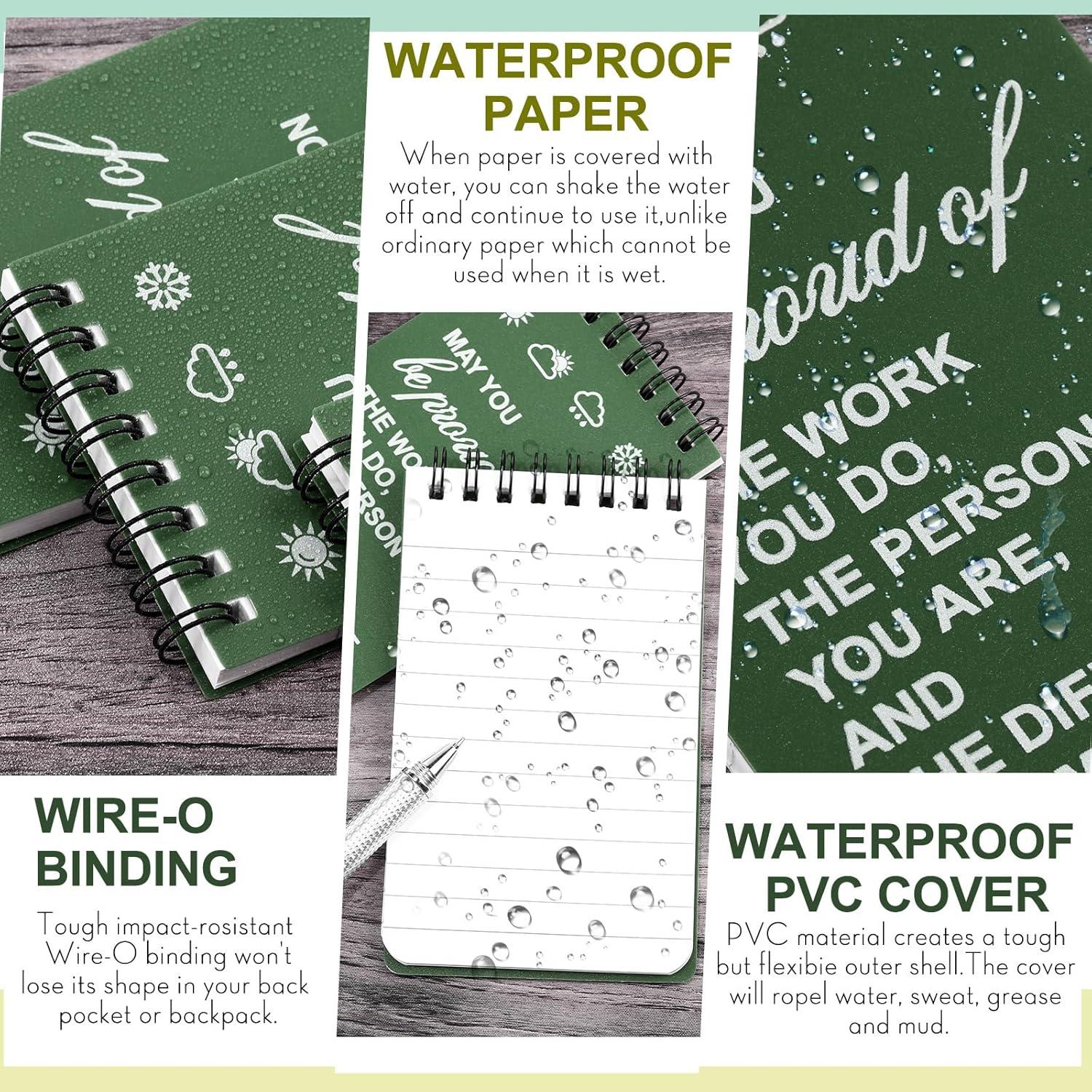 24 Pcs Cuadernos Impermeables y Bolígrafos Multiherramienta Gueevin