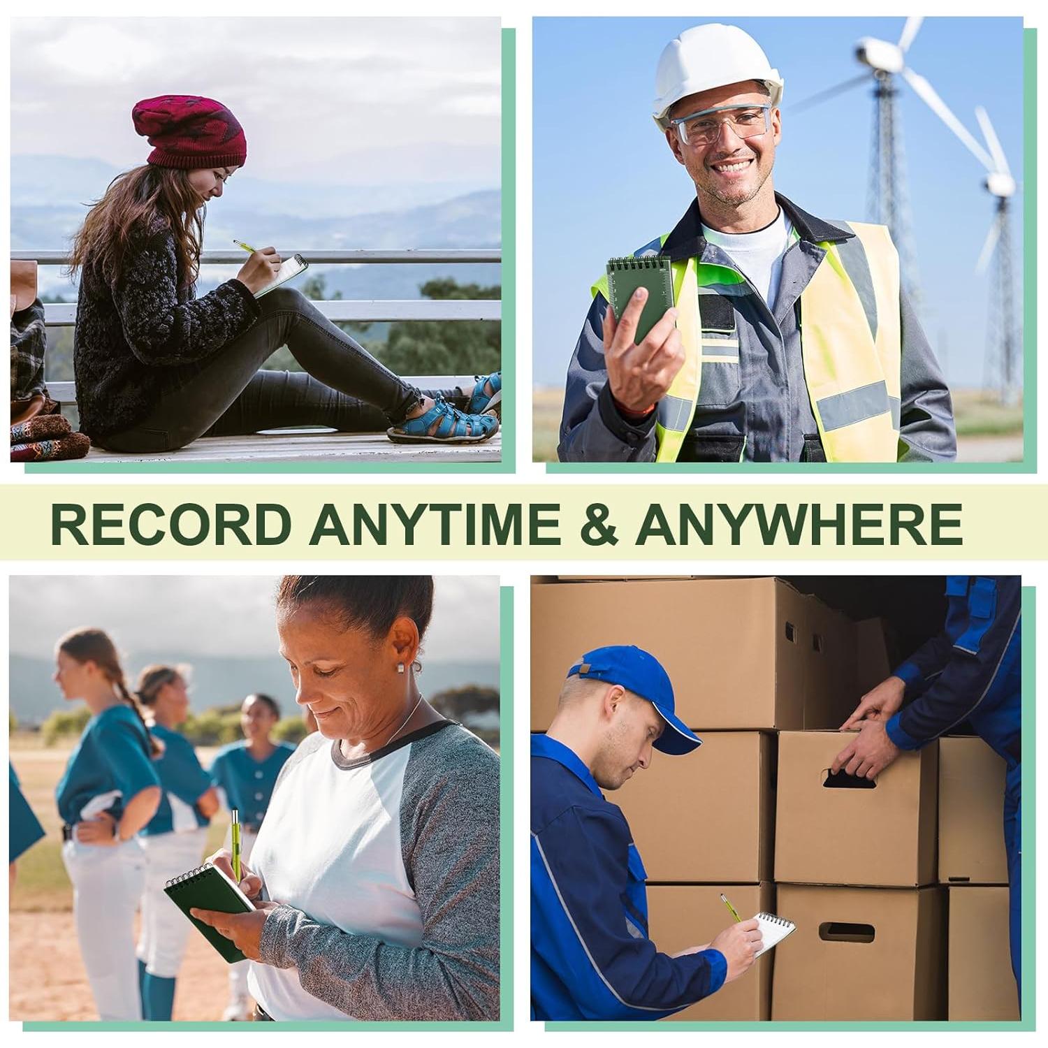 24 Pcs Cuadernos Impermeables y Bolígrafos Multiherramienta Gueevin