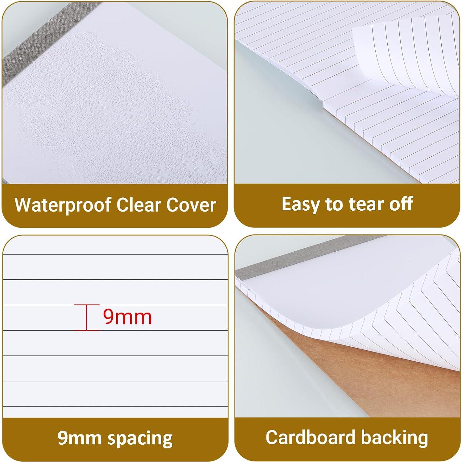 Paquete de 12 Blocs de Notas Rayados 14 x 21.5 cm Zmybcpack