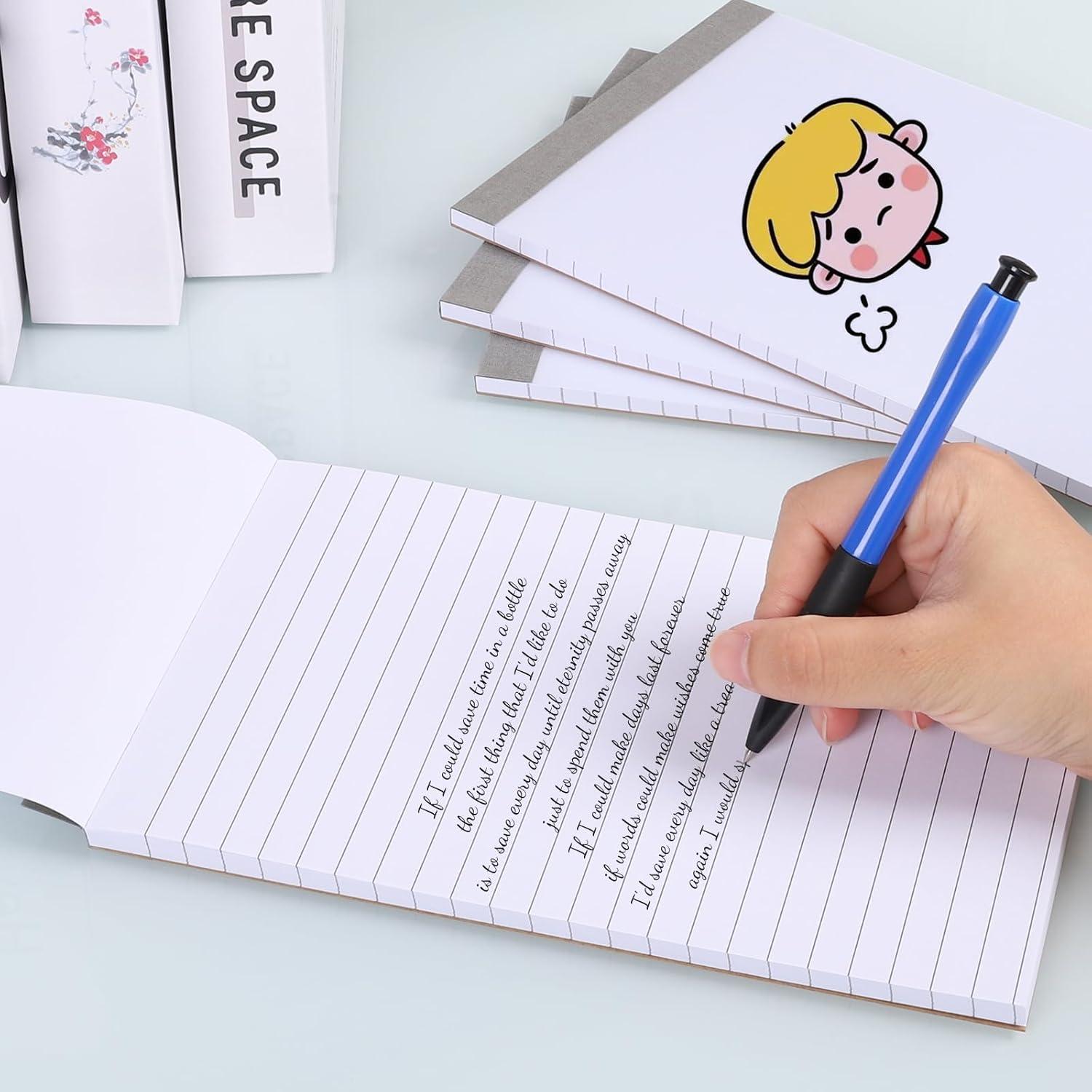 Paquete de 12 Blocs de Notas Rayados 14 x 21.5 cm Zmybcpack