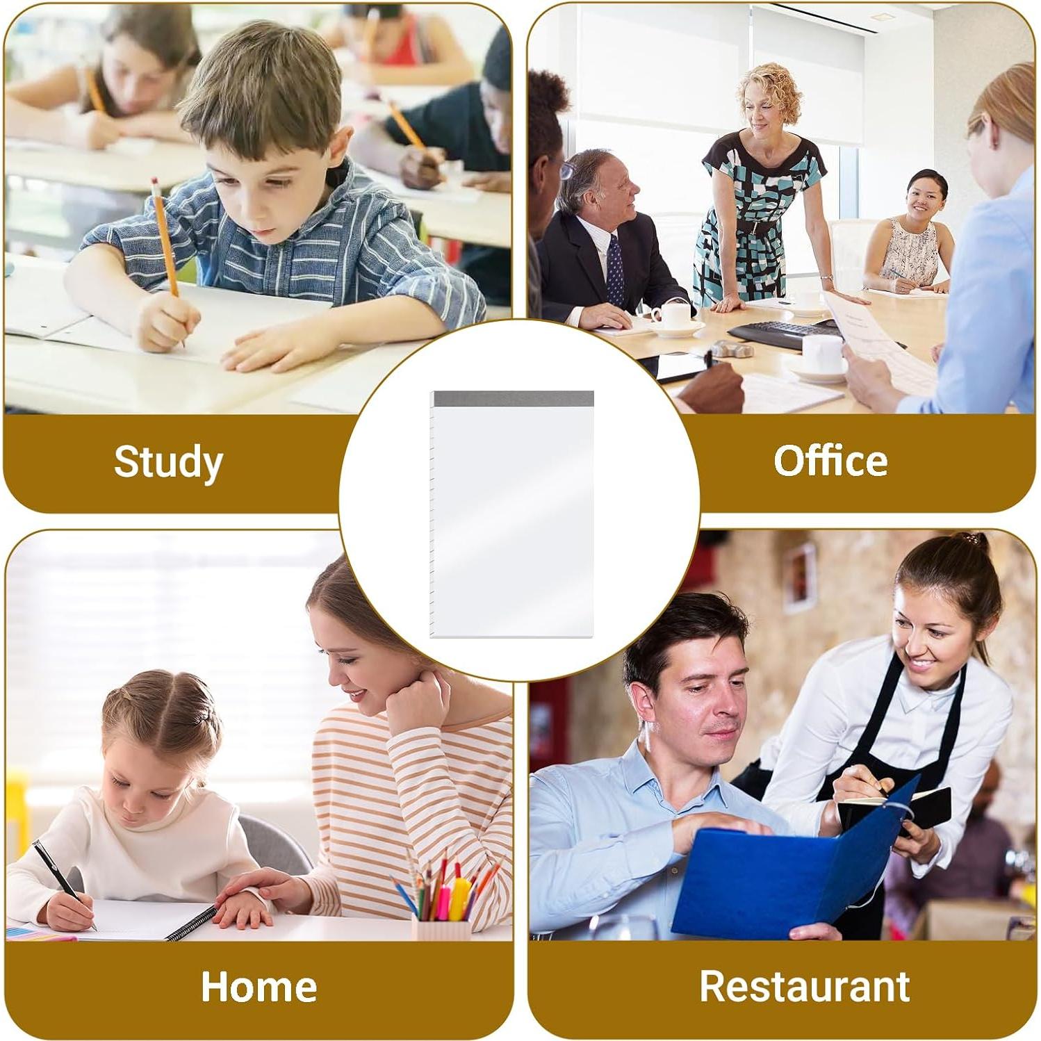 Paquete de 12 Blocs de Notas Rayados 14 x 21.5 cm Zmybcpack