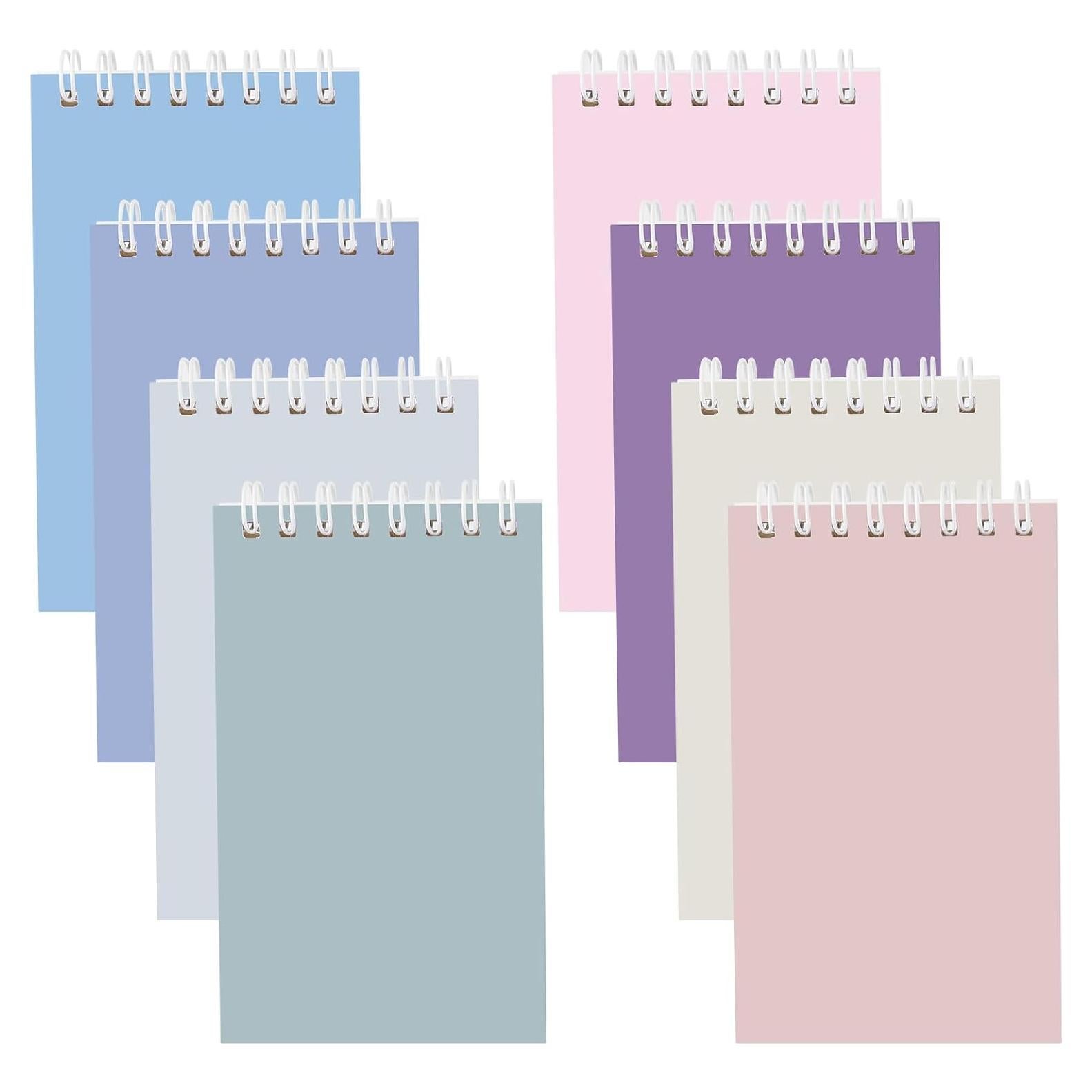 Cuadernos Espirales Ddaowanx 3x5 Rayados - 8 Colores