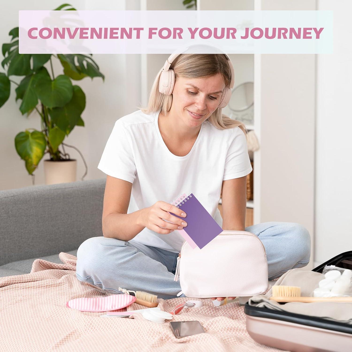 Cuadernos Espirales Ddaowanx 3x5 Rayados - 8 Colores