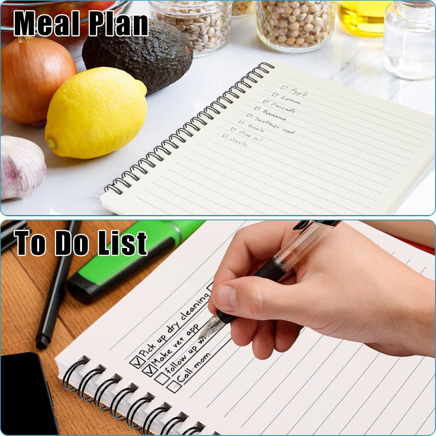 Paquete de 12 cuadernos A5 Dunzoom con espiral y tapa dura