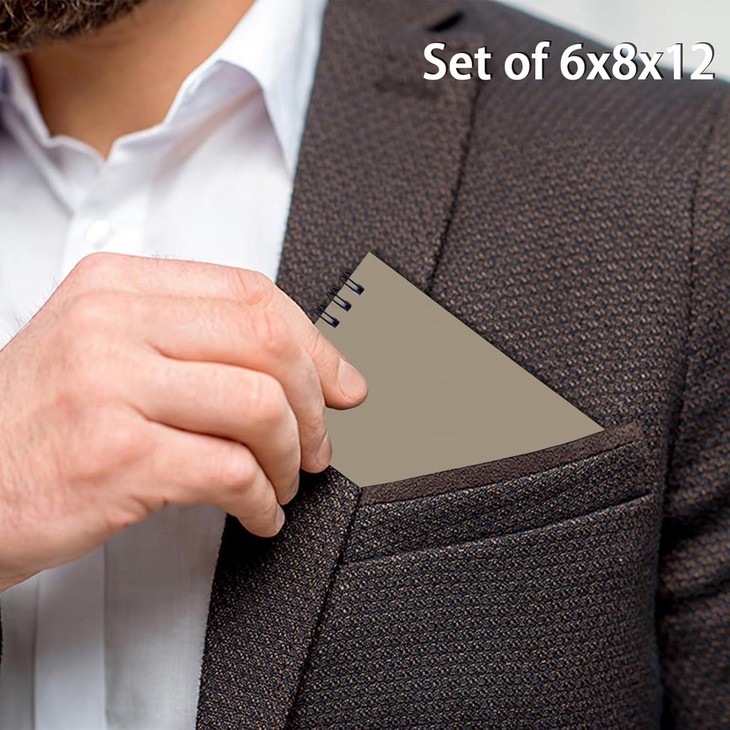 Paquete de 6 Cuadernos Espirales KTOJOY 3x5 Rayados