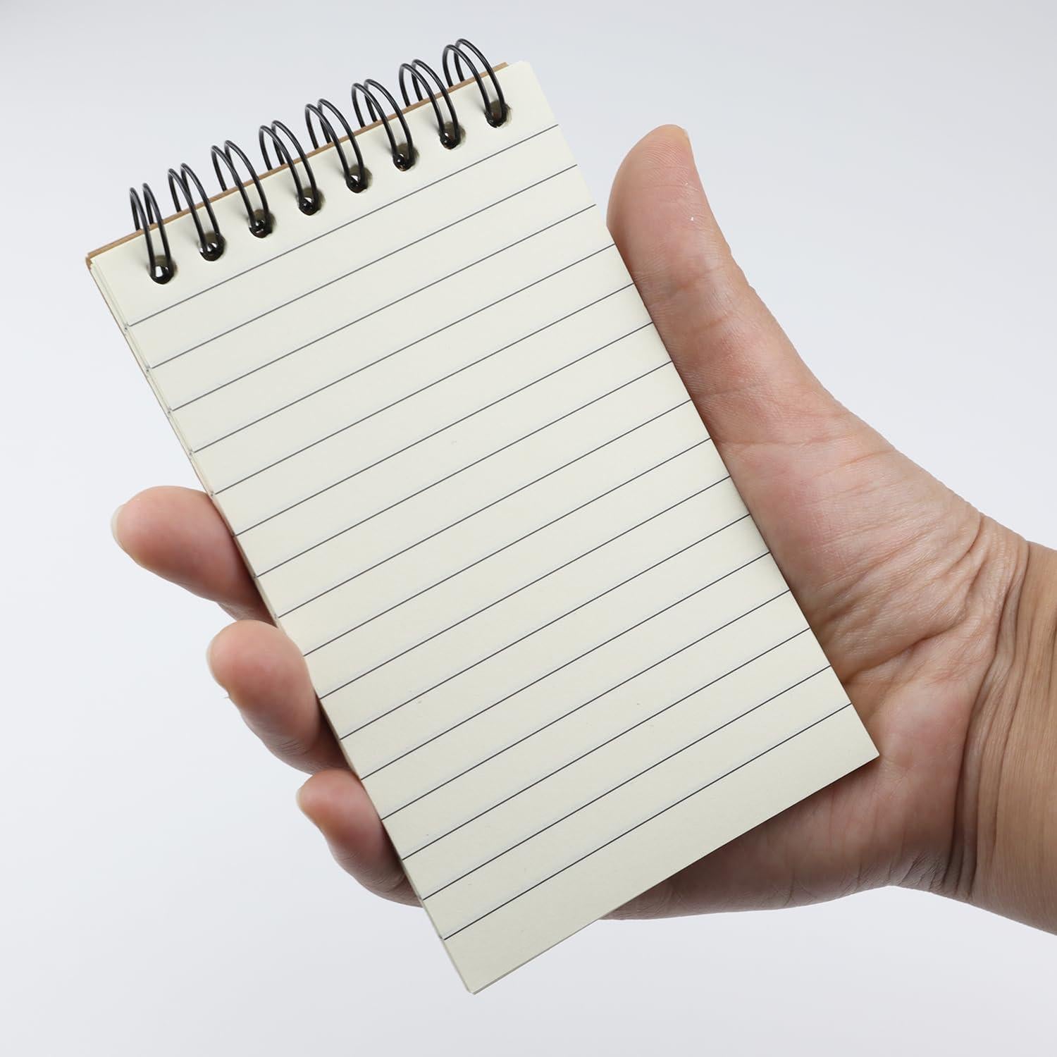 Paquete de 12 Cuadernos Espirales Aacehlh Kraft 3x5" Rayado