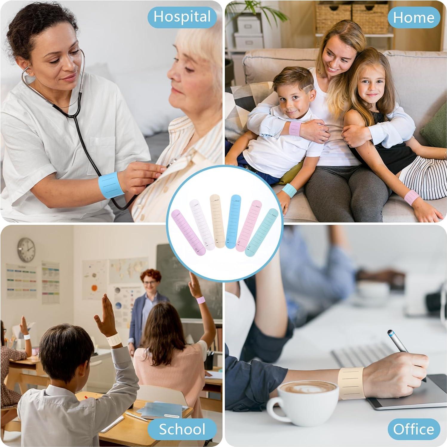 30 Pulseras de Silicona Reutilizables para Recordatorios 23.5 cm