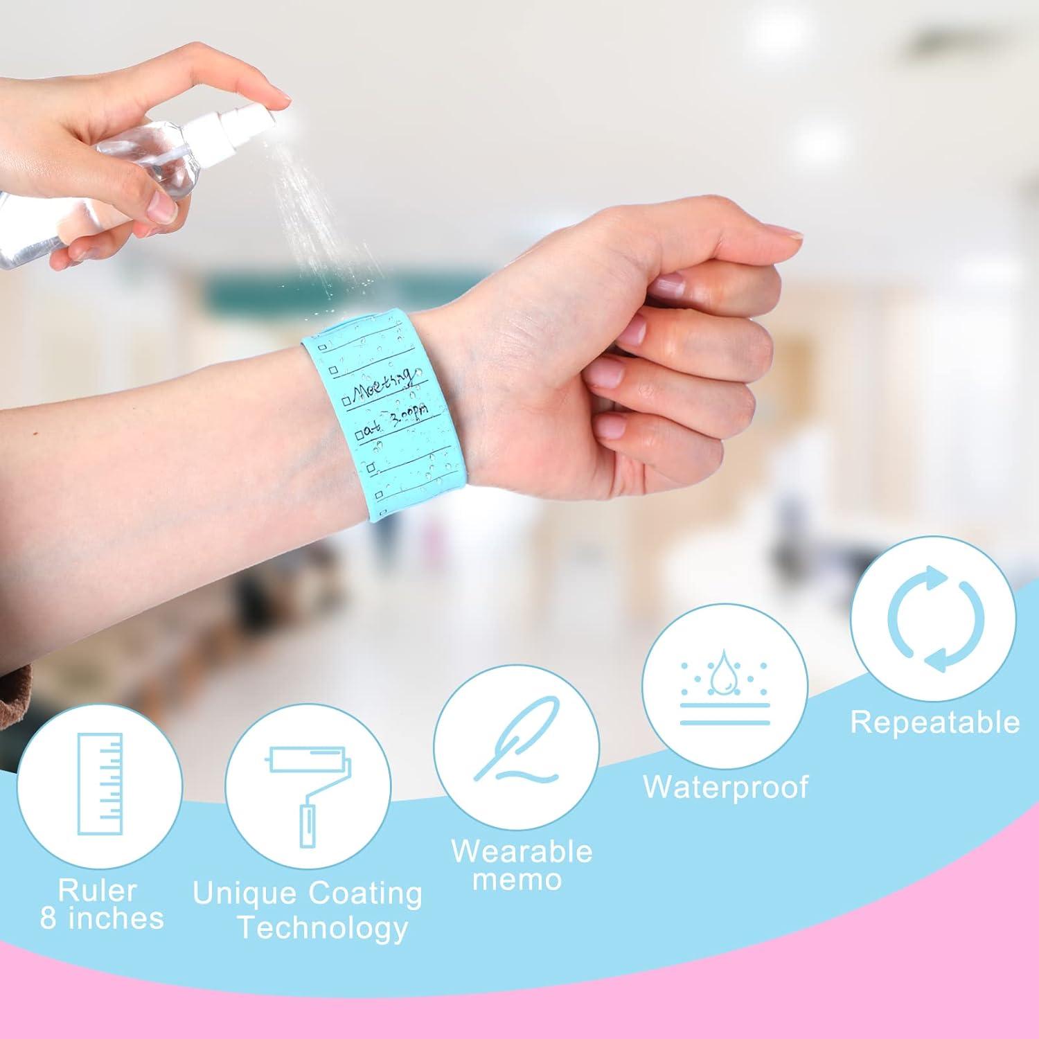 Pulseras de Silicona Sureio para Enfermeras - 15 Pcs Borrables