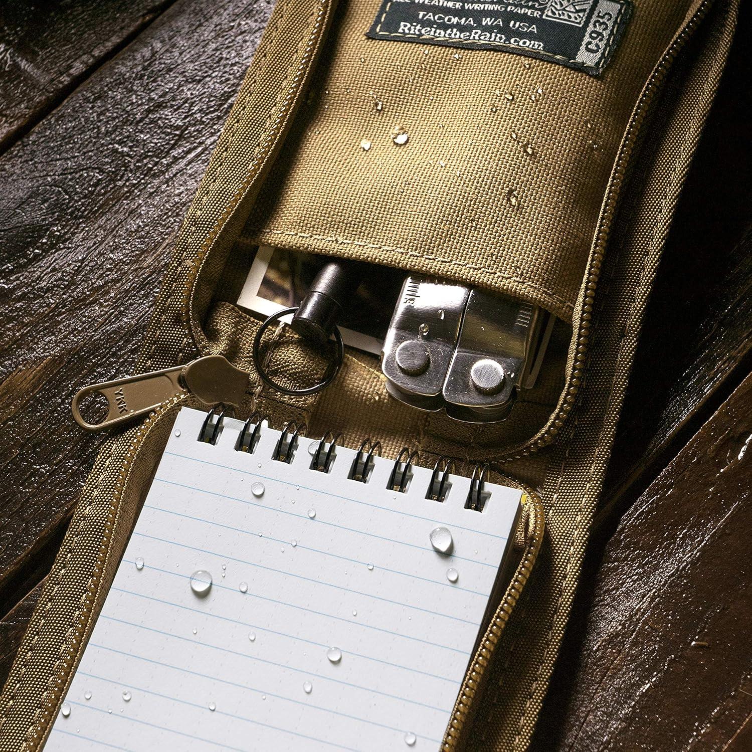 Cubierta de Cuaderno Rite in the Rain CORDURA Beige 3x5"