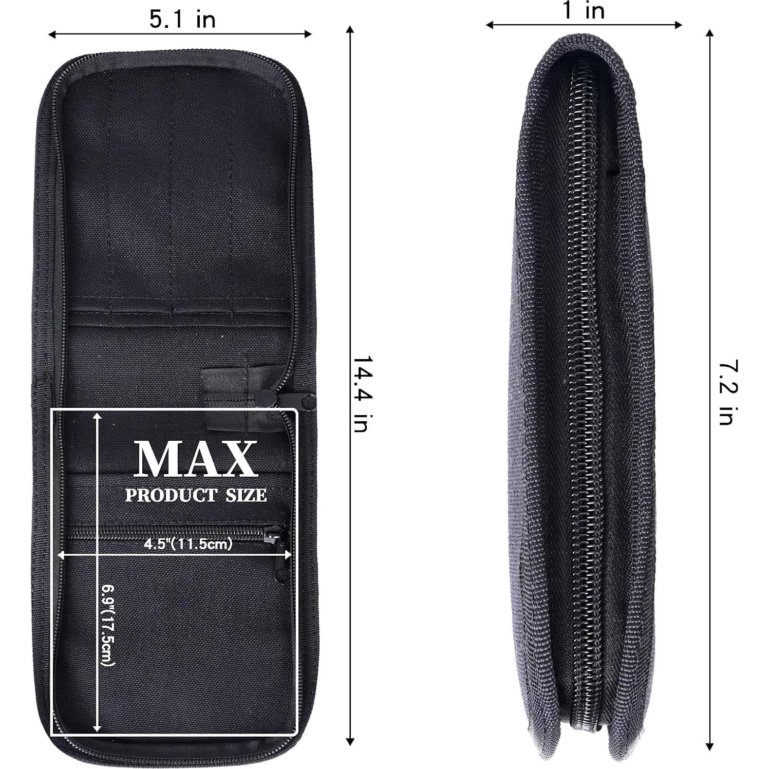 Cubierta Táctica para Bloc de Notas A6 VEPKOIT - Impermeable Negro