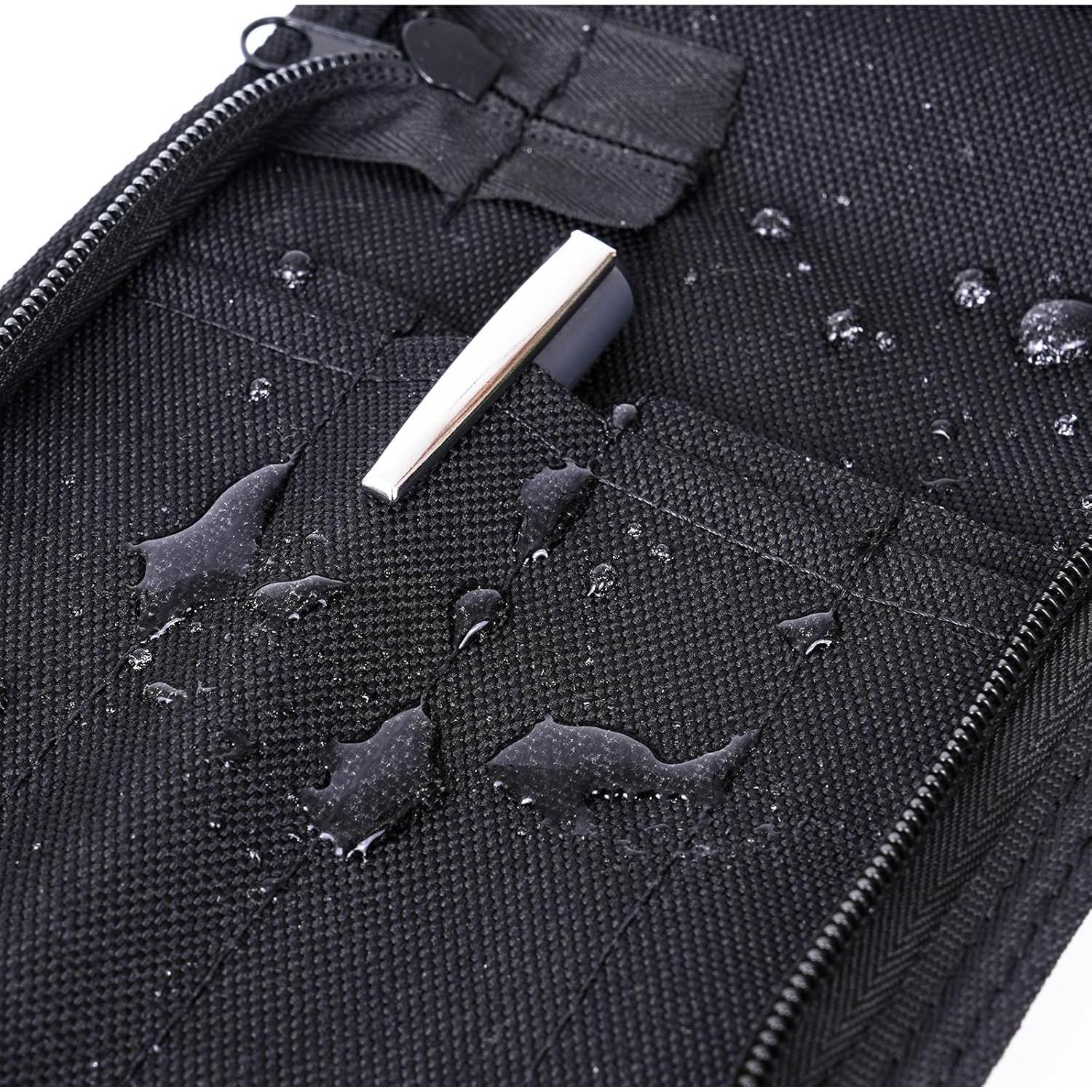 Cubierta Táctica para Bloc de Notas A6 VEPKOIT - Impermeable Negro