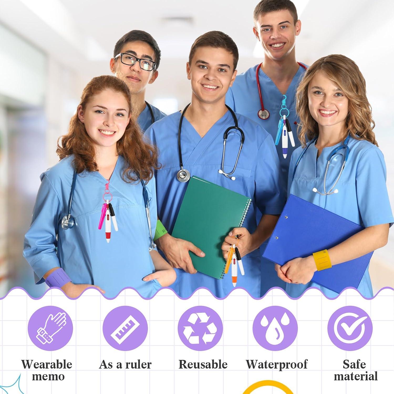 Set 12 Pulseras de Silicona Gemscream + Bolígrafos Multicolor