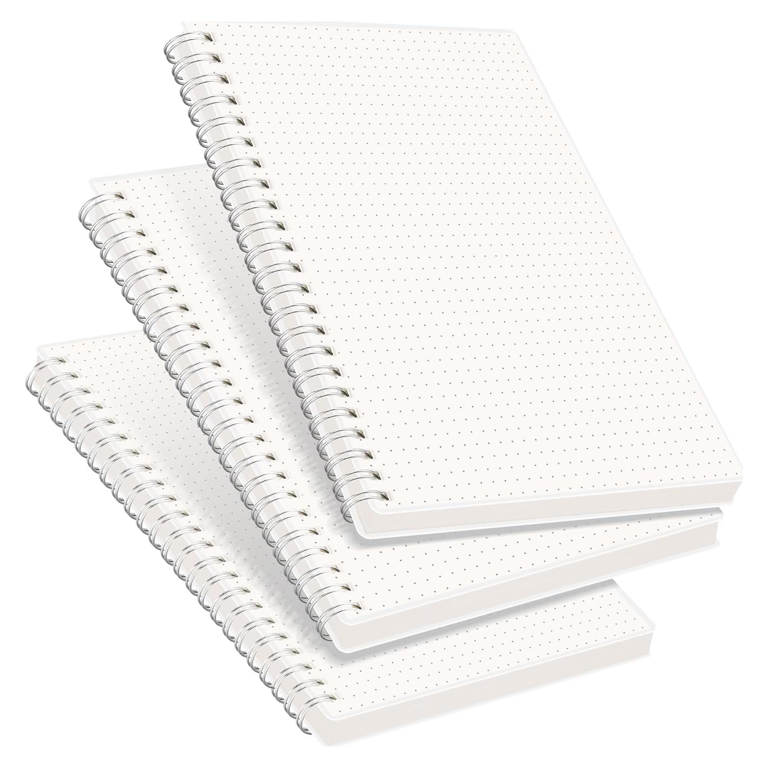 Cuaderno de Puntos RETTACY A5, Paquete de 3, 480 Páginas