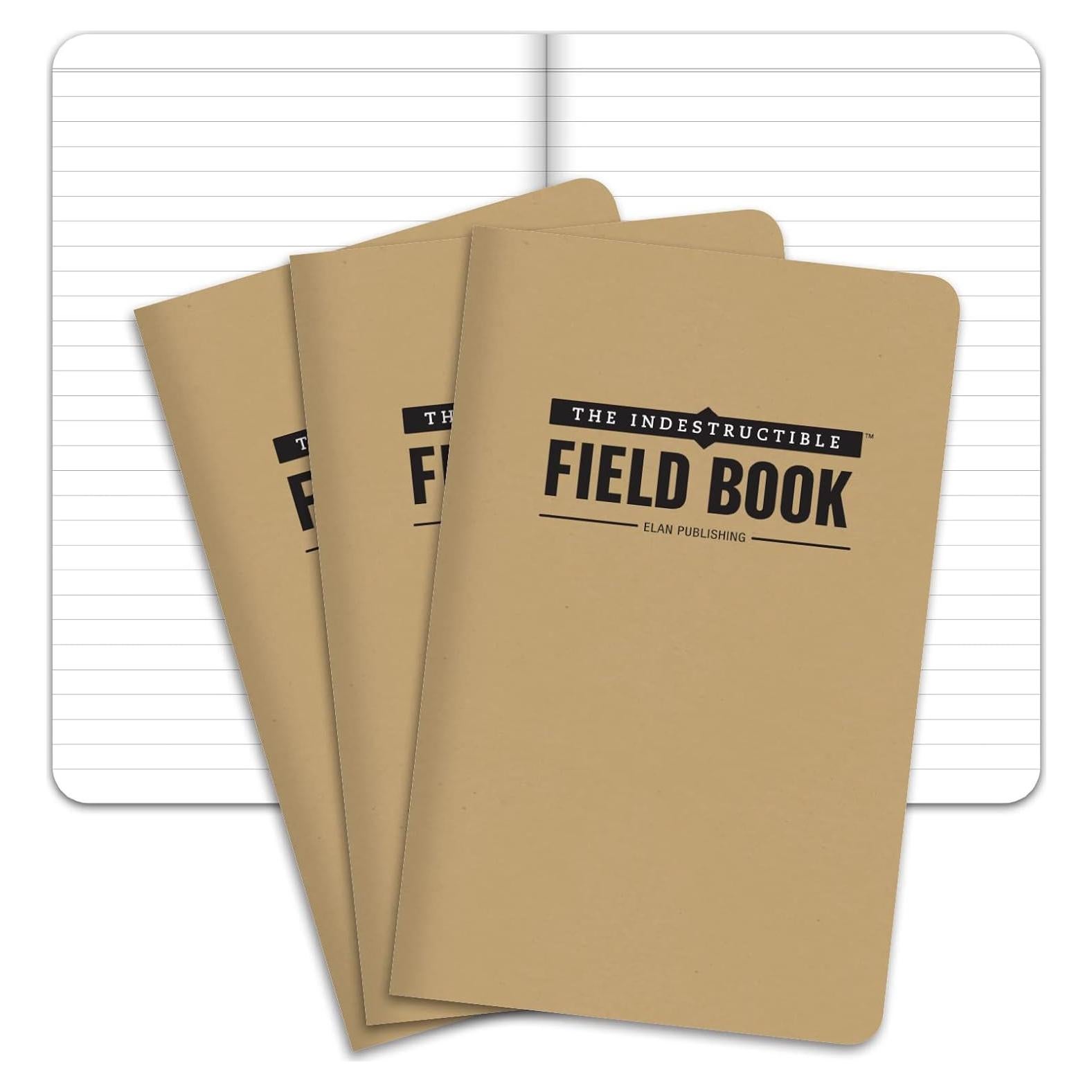 Cuaderno de Campo Indestructible Elan - Paquete de 3 - 12.7x20.3cm