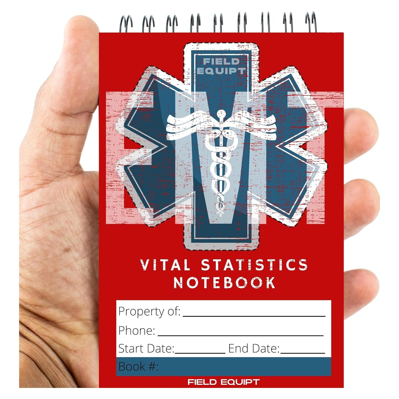 Bloc de Notas EMT Field Equipt - Paquete de 6 para Primeros Respondedores