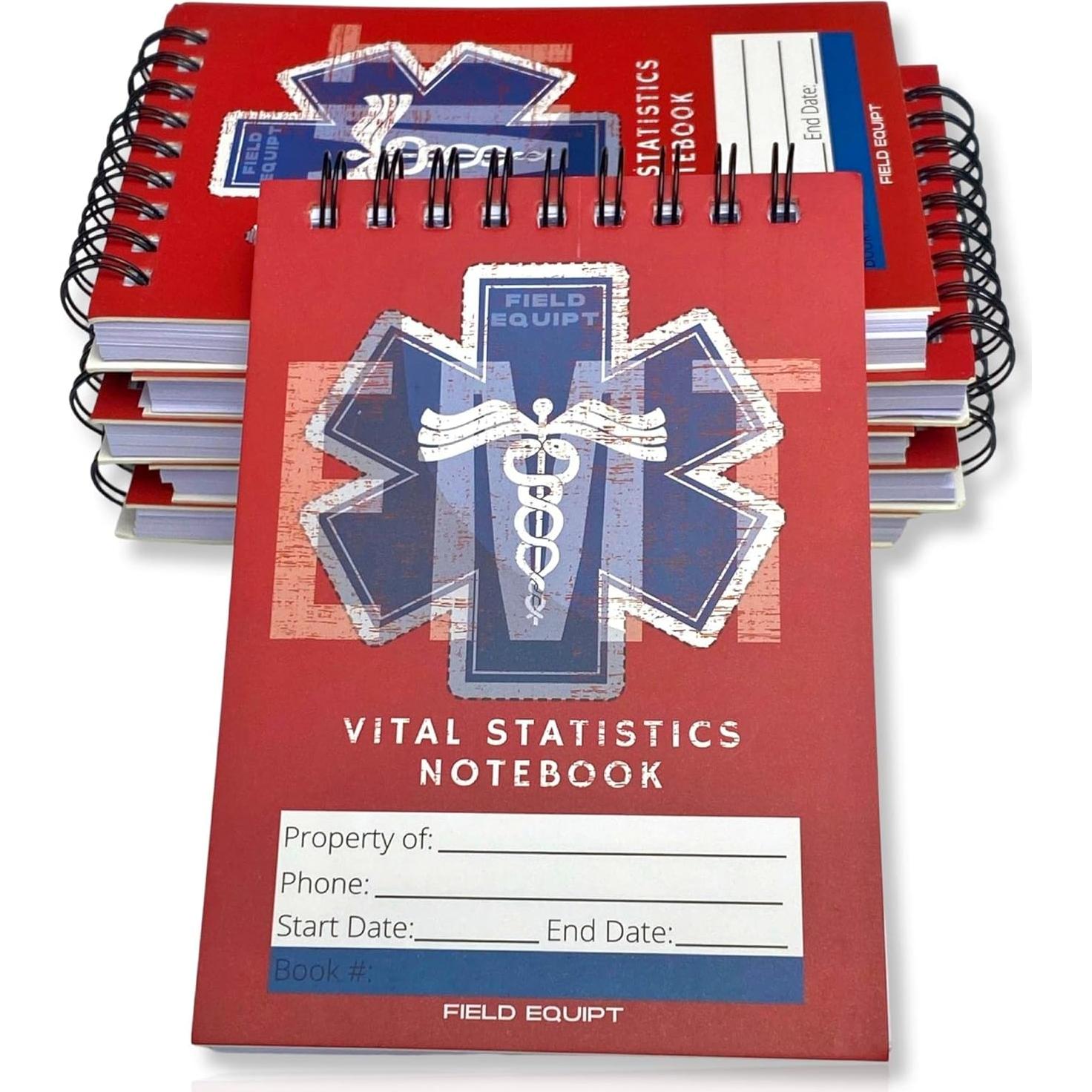 Bloc de Notas EMT Field Equipt - Paquete de 6 para Primeros Respondedores