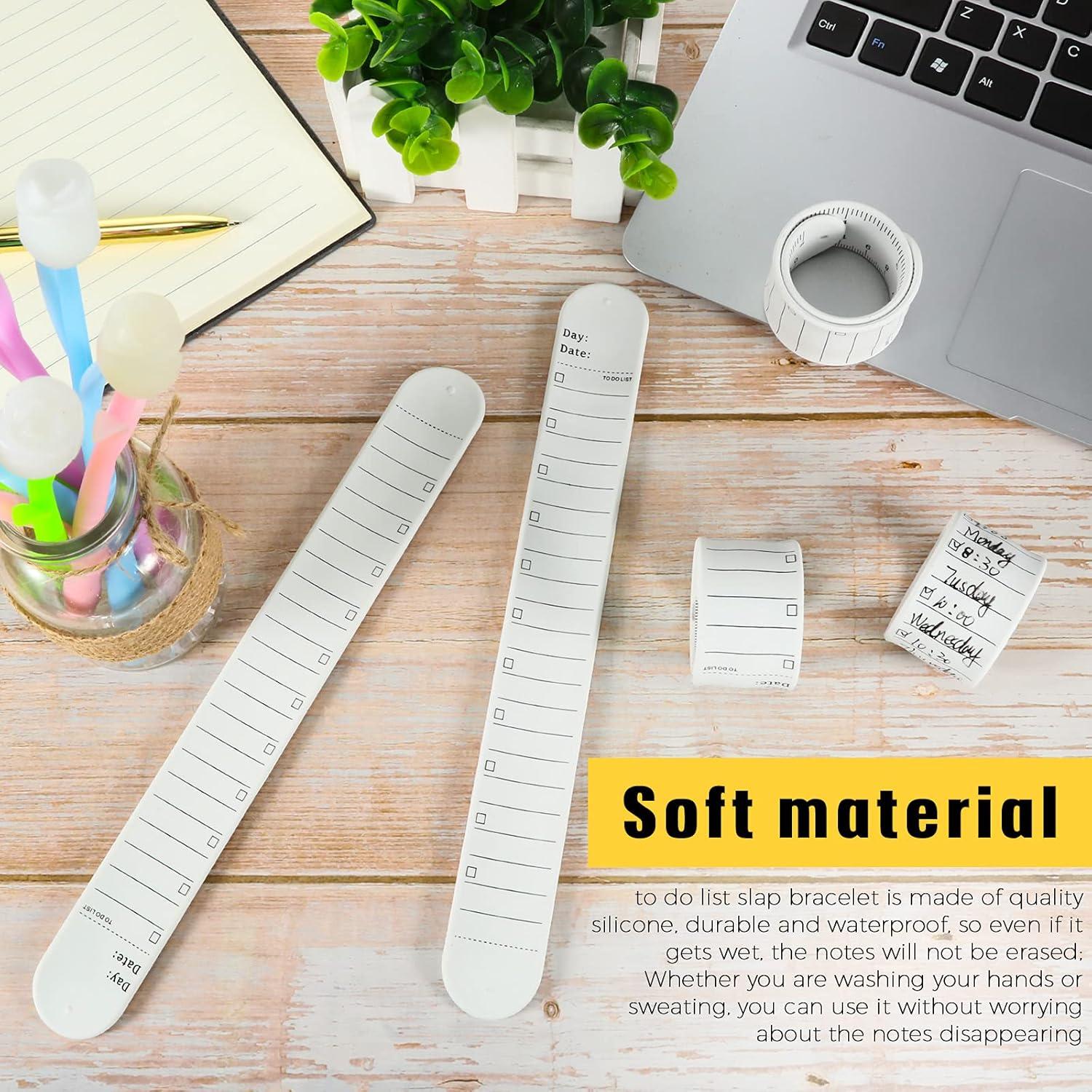 Pulsera de Silicona Chuangdi para Enfermeras - 5 Piezas Blanca