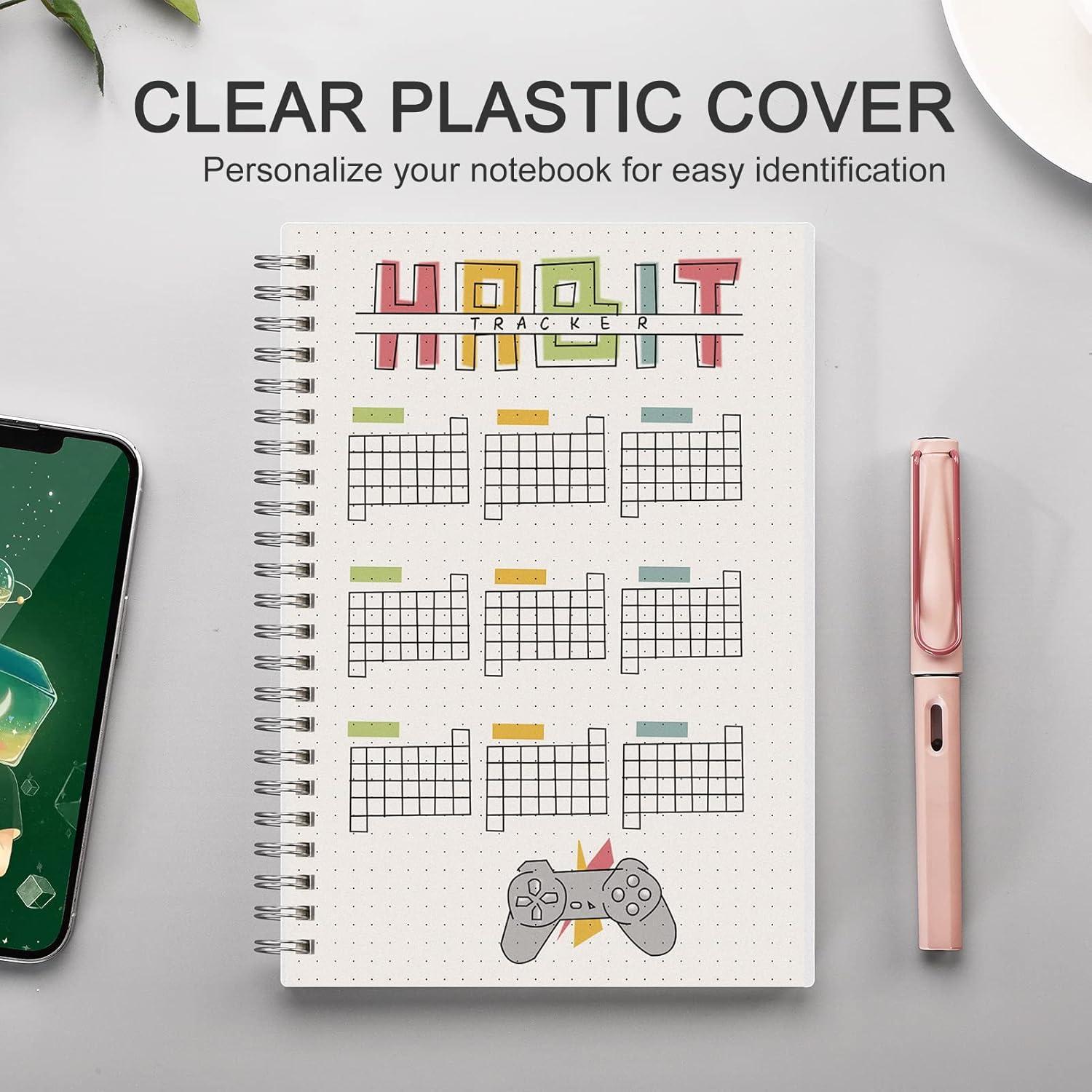 Cuadernos de Puntos AHGXG A5 Paquete de 3, 80 Hojas