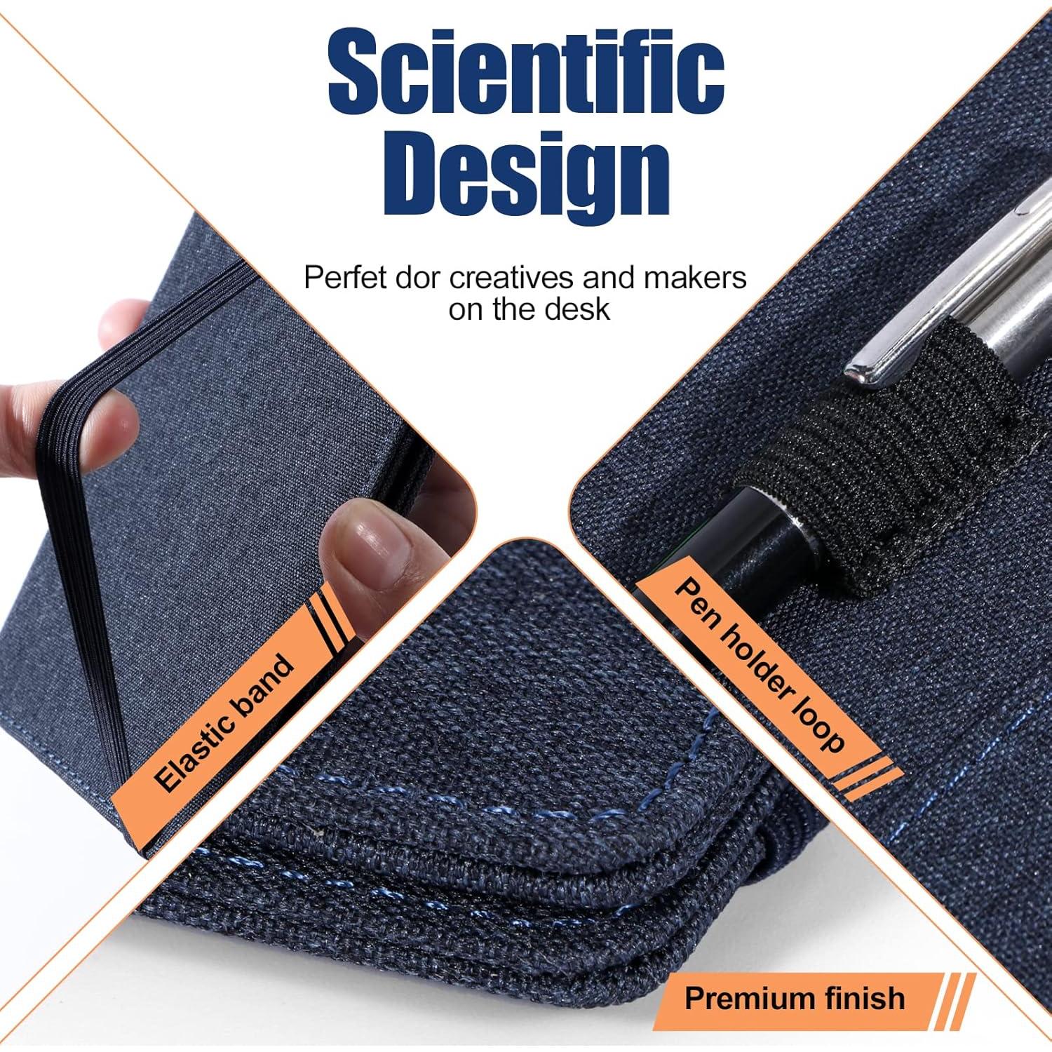 Cubierta de cuaderno impermeable Plinyvel 3.5x5.5" Azul