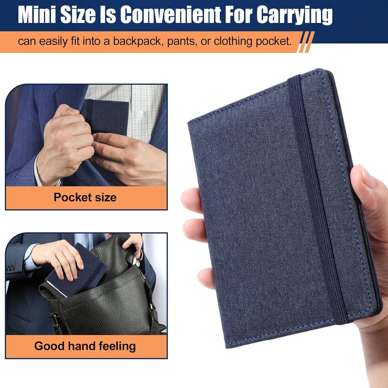 Cubierta de cuaderno impermeable Plinyvel 3.5x5.5" Azul