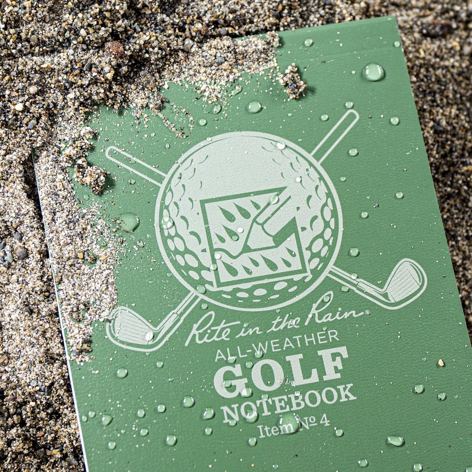Cuaderno de Golf Rite in the Rain Todo Clima Verde 15.2x8.9cm