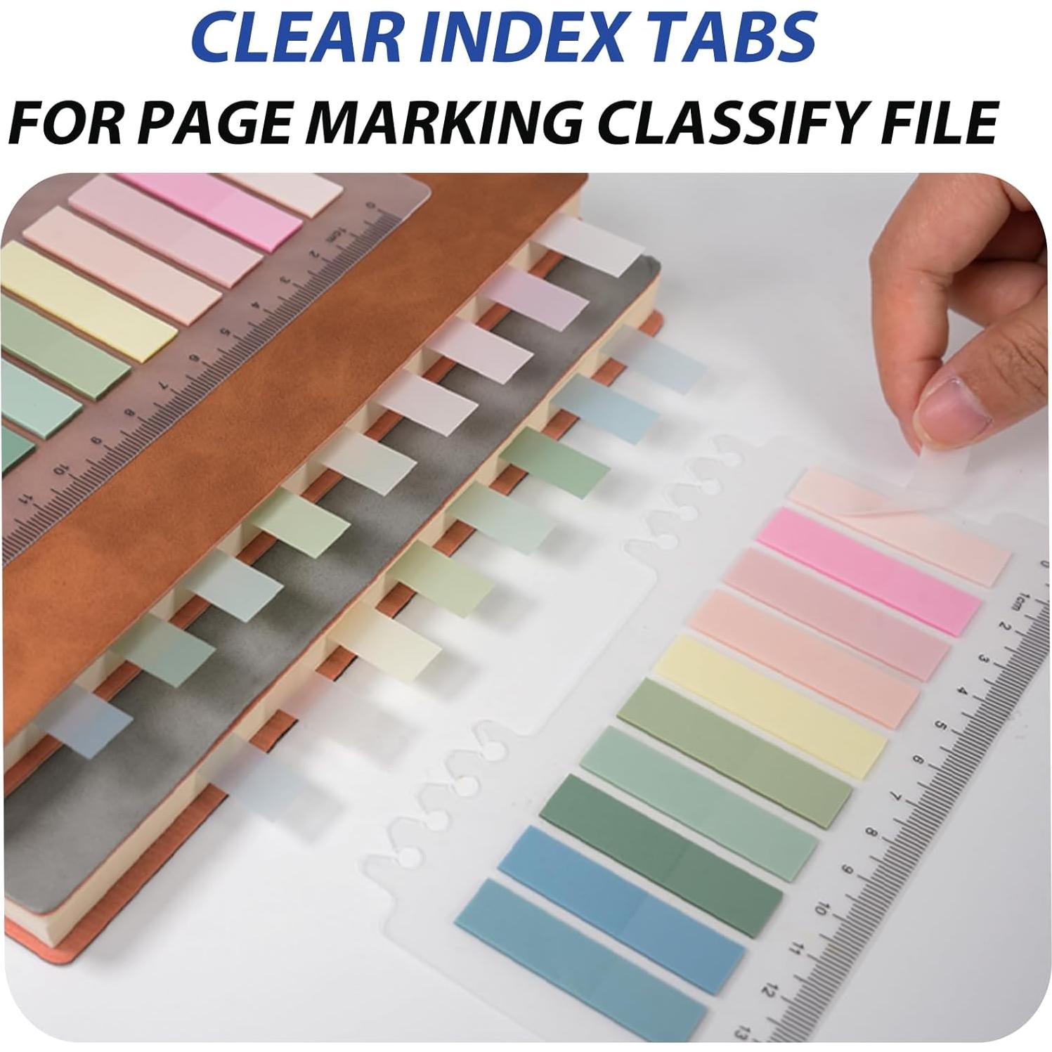 Notas Adhesivas Transparentes Tecolu 7.62x7.62 cm 10 Pestañas