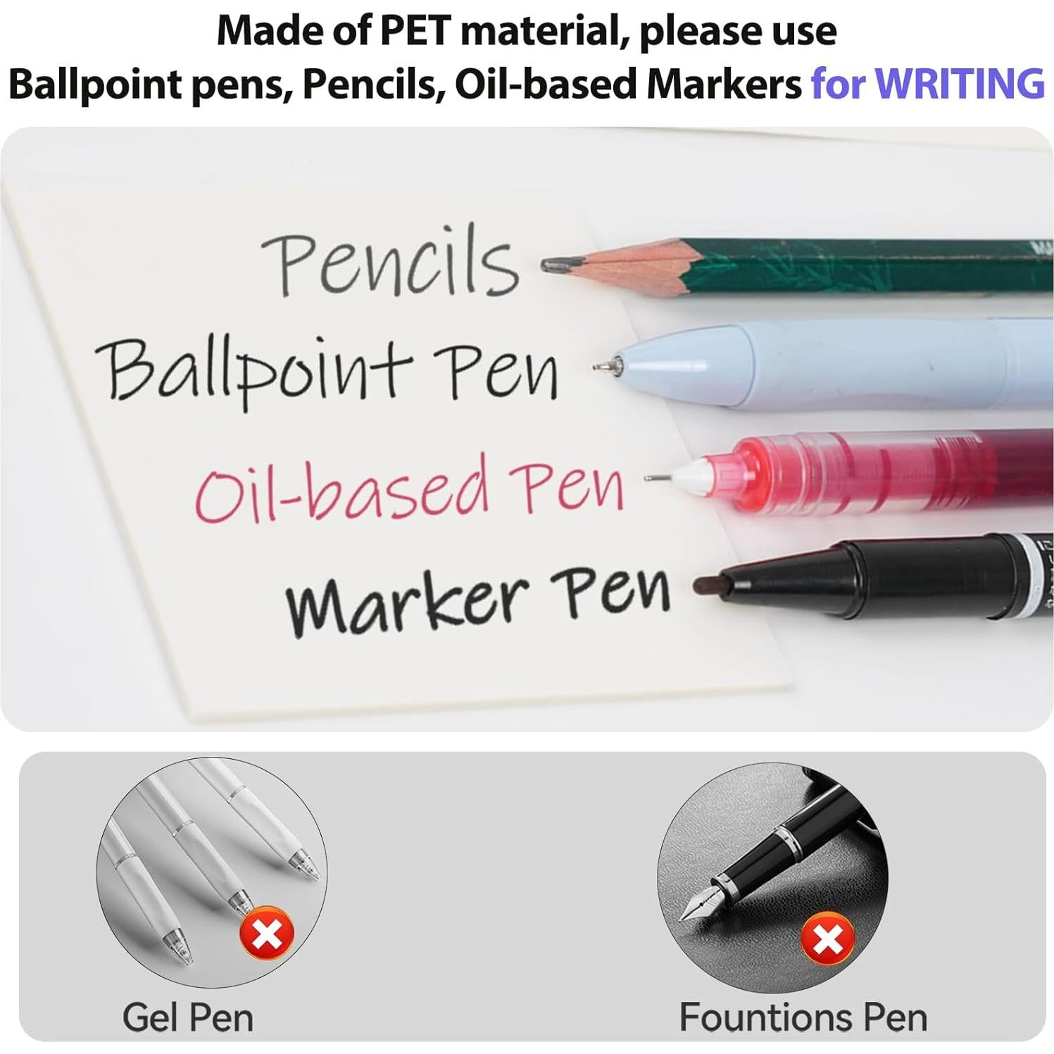Notas Adhesivas Transparentes Tecolu 7.62x7.62 cm 10 Pestañas