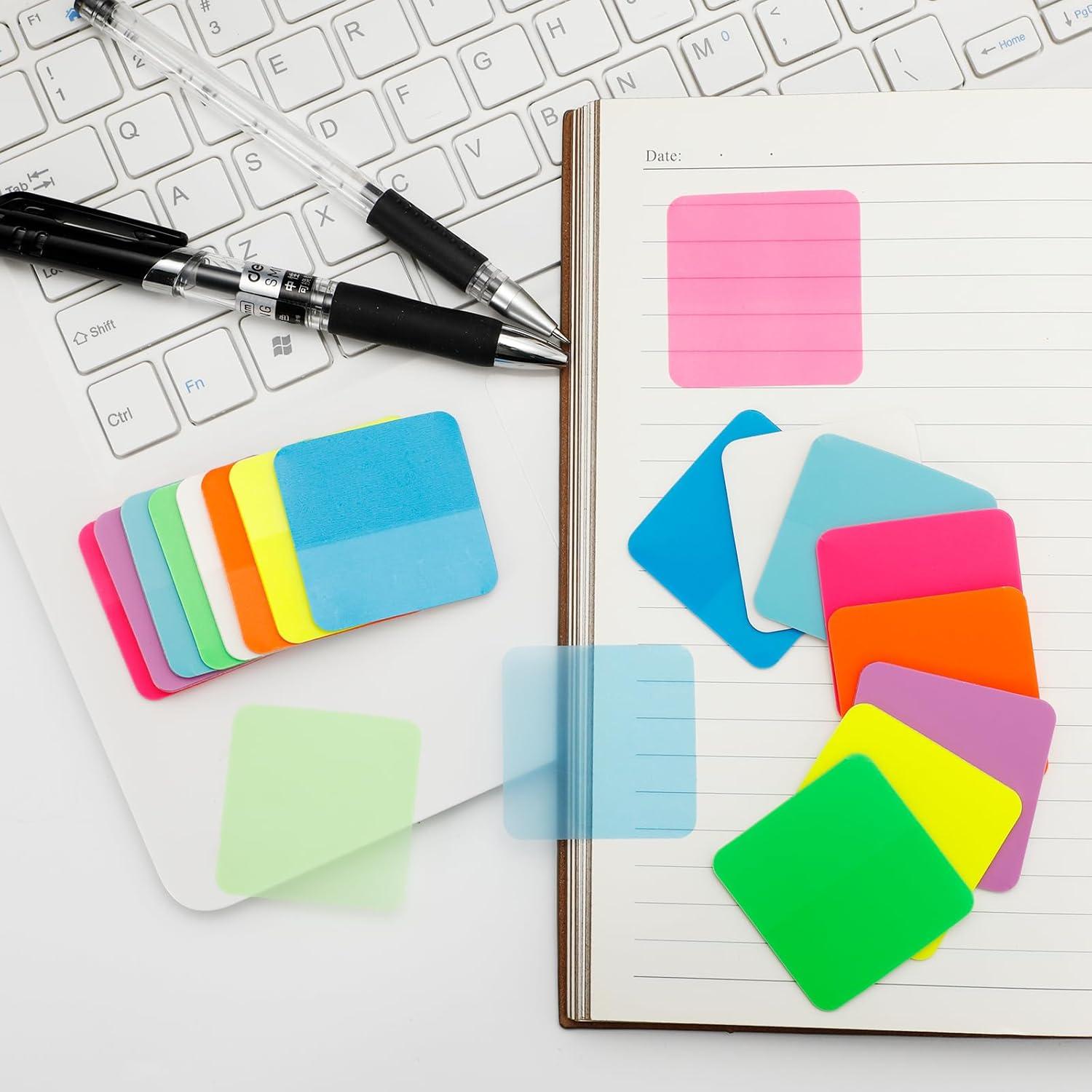 320 Hojas Notas Adhesivas Transparentes Ipercox Multicolor