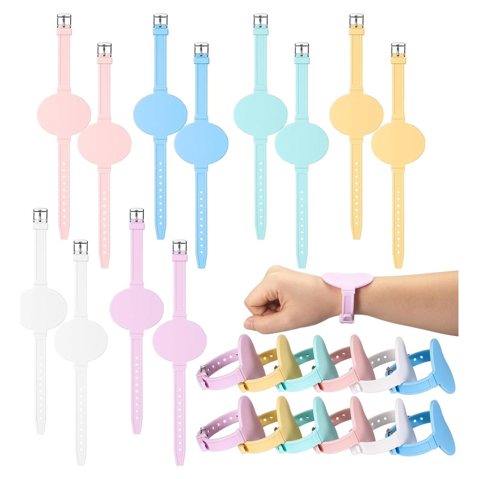 12 Pulseras de Silicona Skyygemm para Notas Escribibles