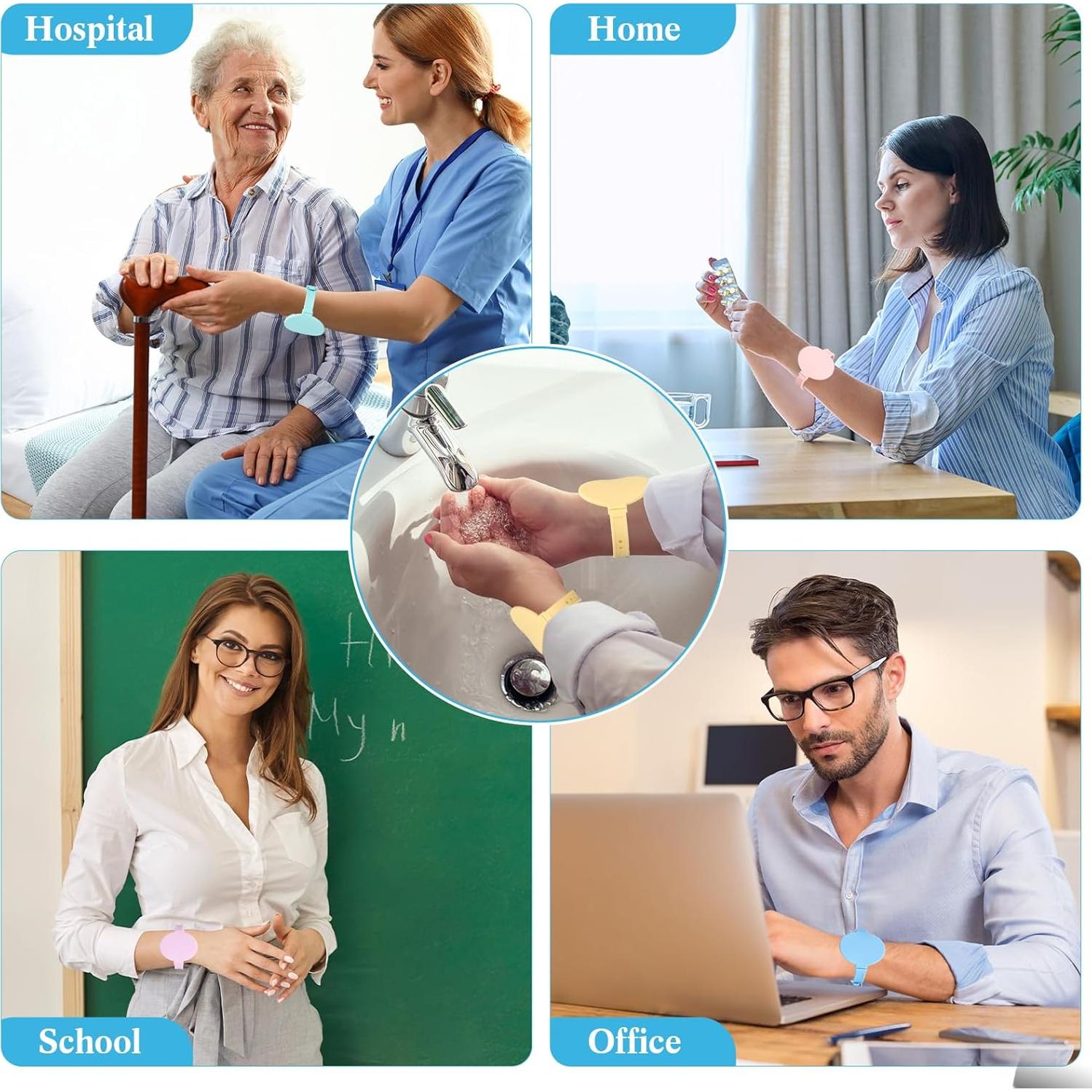 12 Pulseras de Silicona Skyygemm para Notas Escribibles