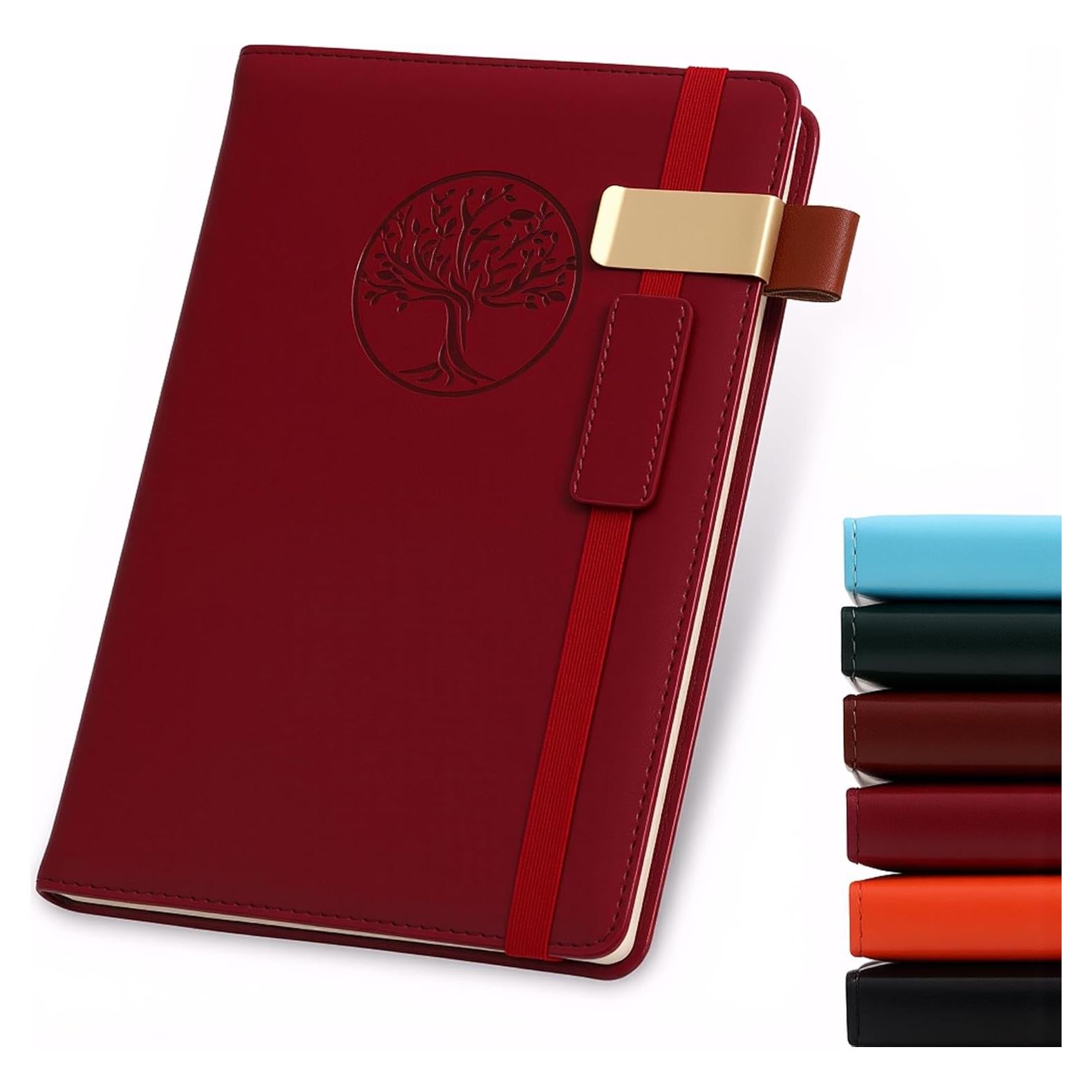 Cuaderno de Tapa Dura DreamDove Rojo Vino A5 5.7" x 8.3"