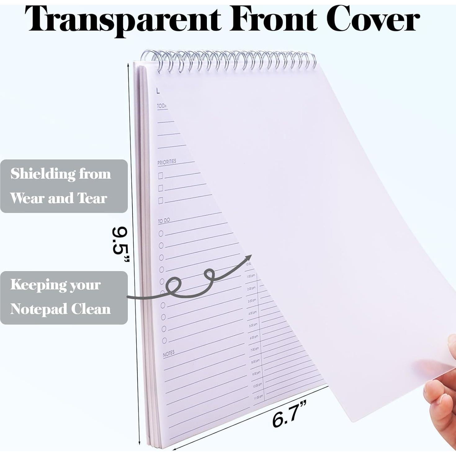 Planificador Diario DOURA 6.7" x 9.5" Doble Cara Sin Fecha