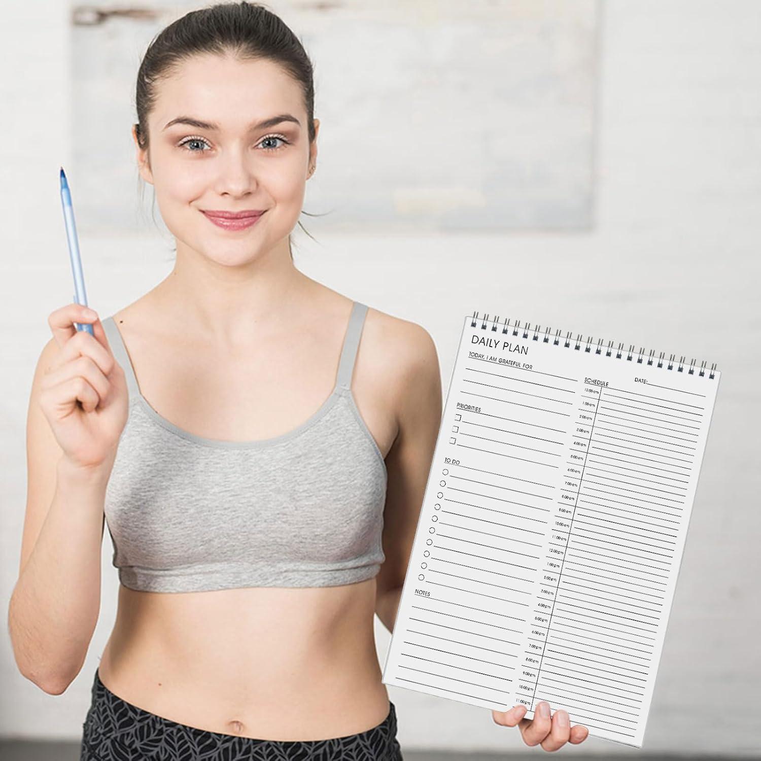 Planificador Diario DOURA 6.7" x 9.5" Doble Cara Sin Fecha