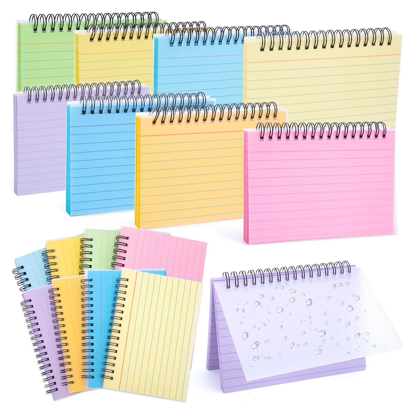 Koogel 400 Tarjetas de Índice Multicolor 10.16x15.24 cm