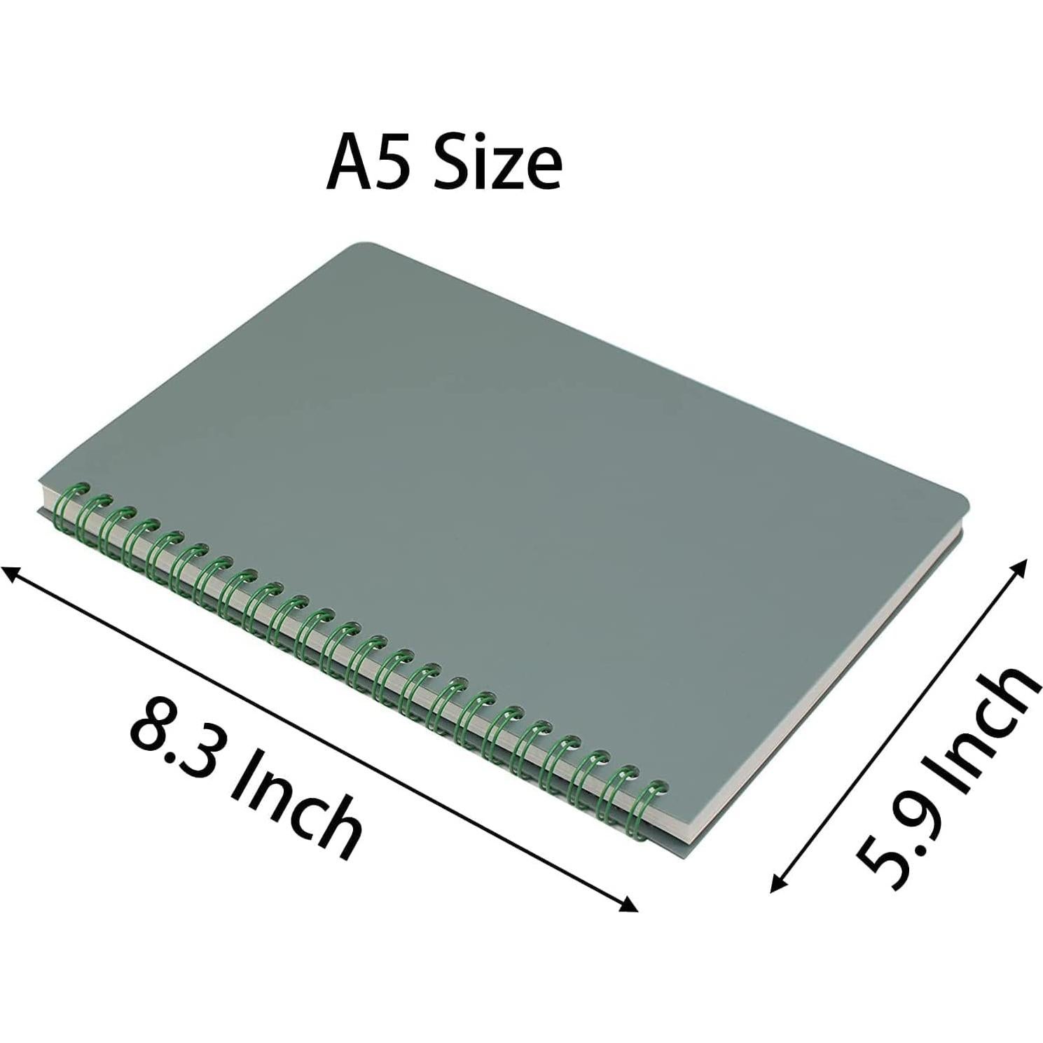 Cuadernos Espirales Yansanido A5 Tapa Dura 4 Pcs Rayados