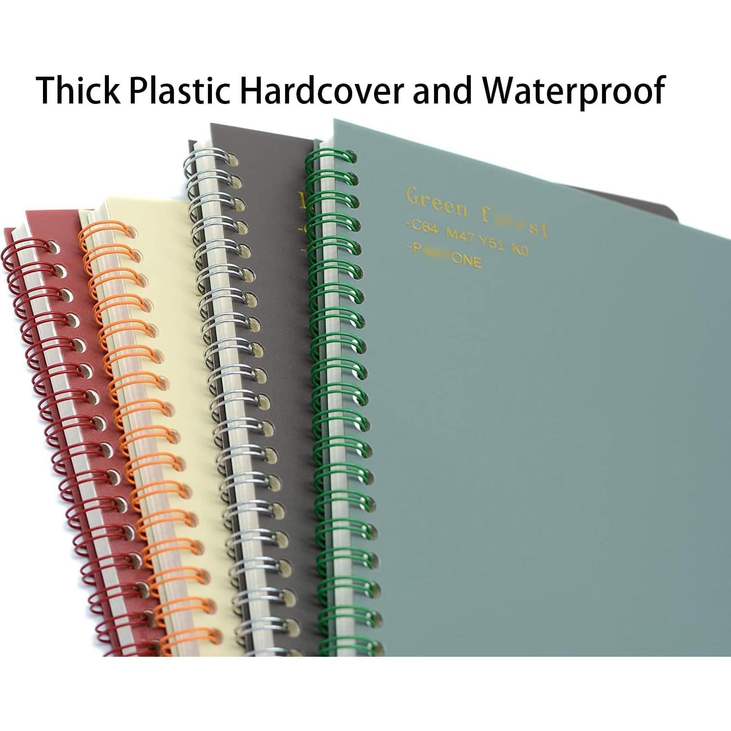 Cuadernos Espirales Yansanido A5 Tapa Dura 4 Pcs Rayados